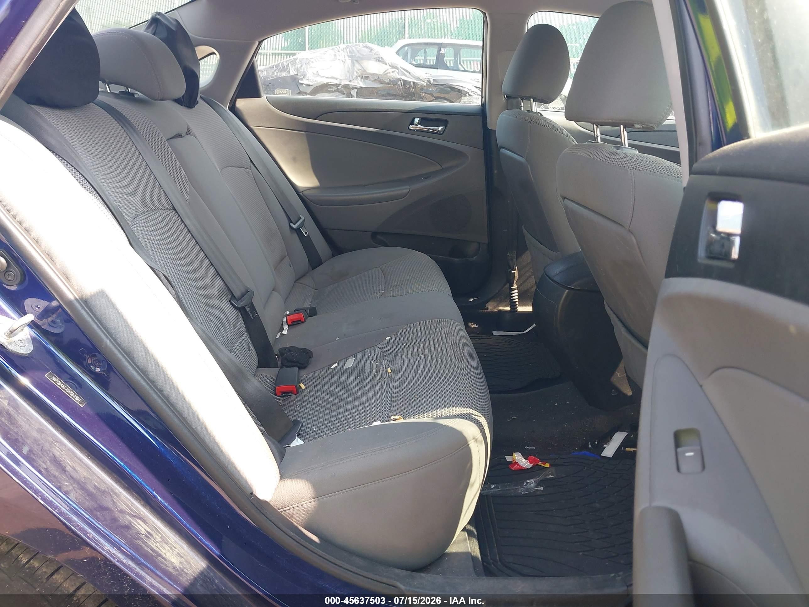 2013 Hyundai Sonata Gls Blue vin: 5NPEB4AC7DH593560