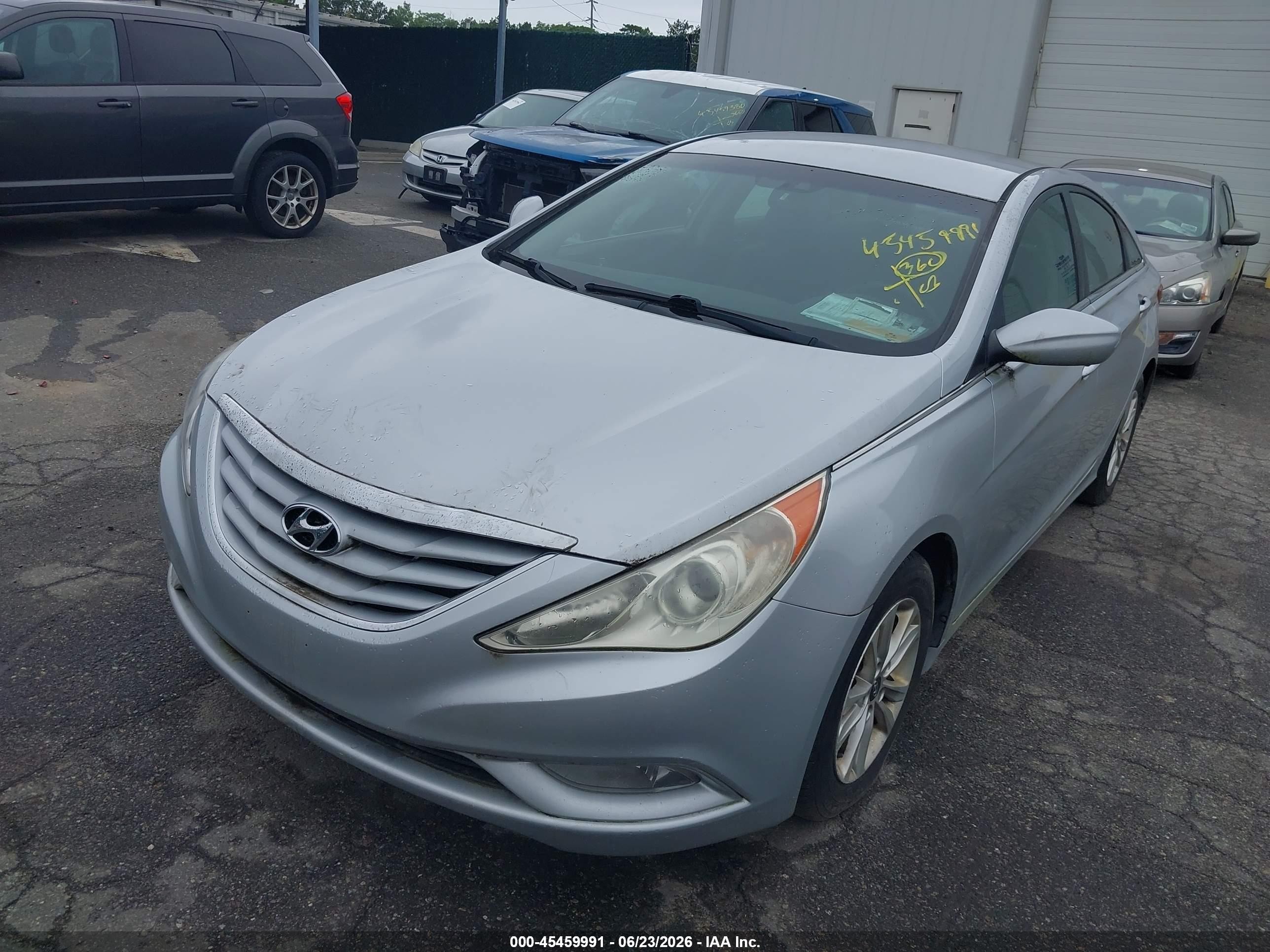 2013 Hyundai Sonata Gls Gray vin: 5NPEB4AC7DH597513