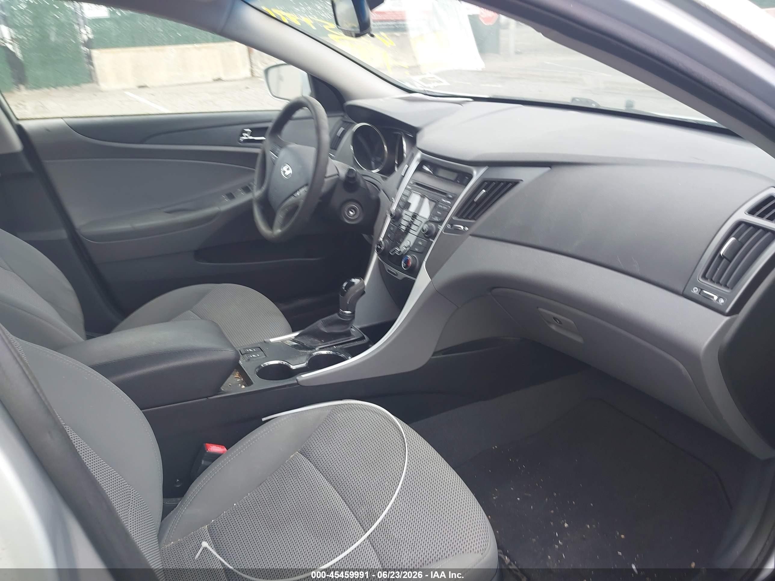 2013 Hyundai Sonata Gls Gray vin: 5NPEB4AC7DH597513