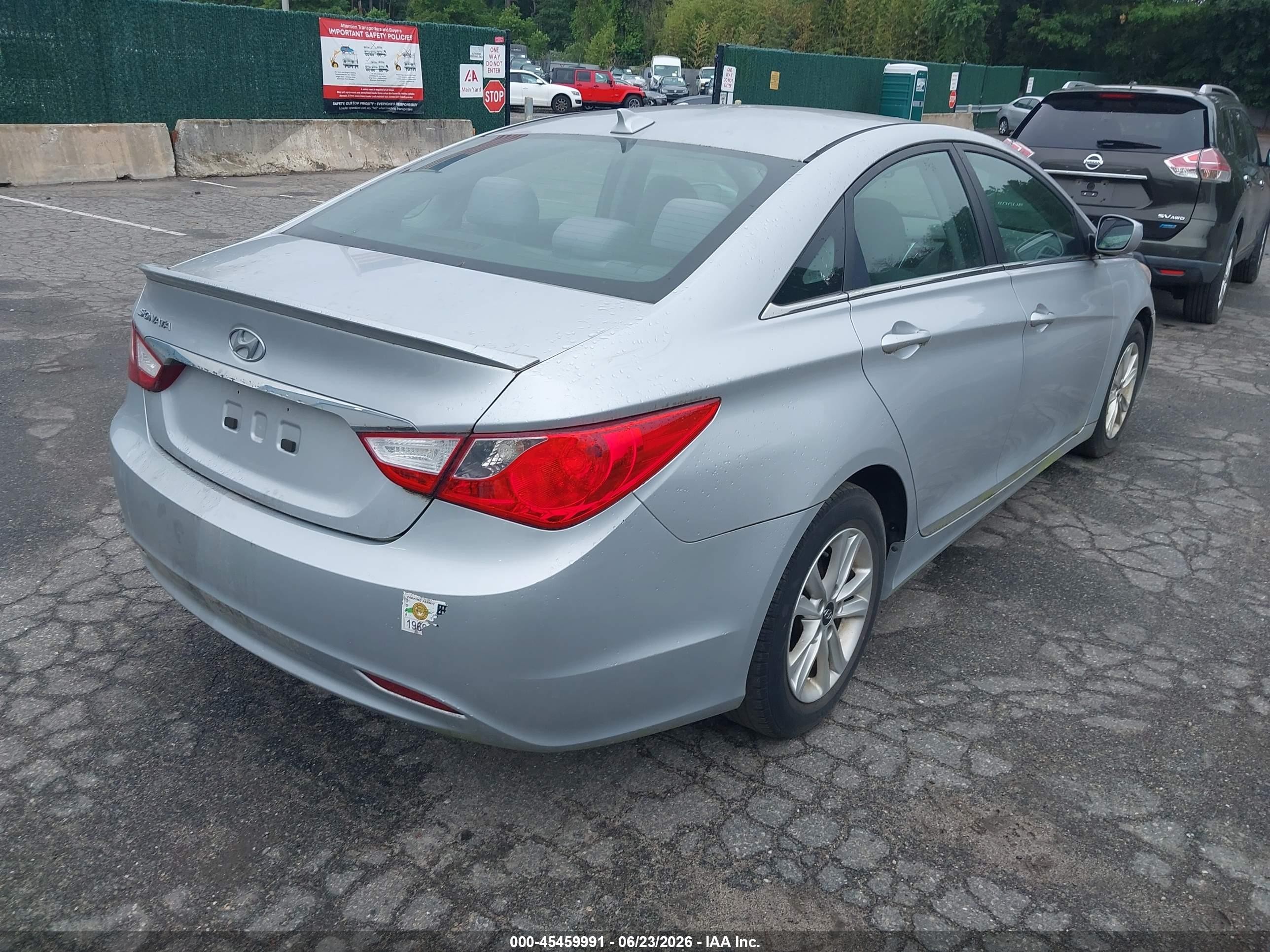 2013 Hyundai Sonata Gls Gray vin: 5NPEB4AC7DH597513