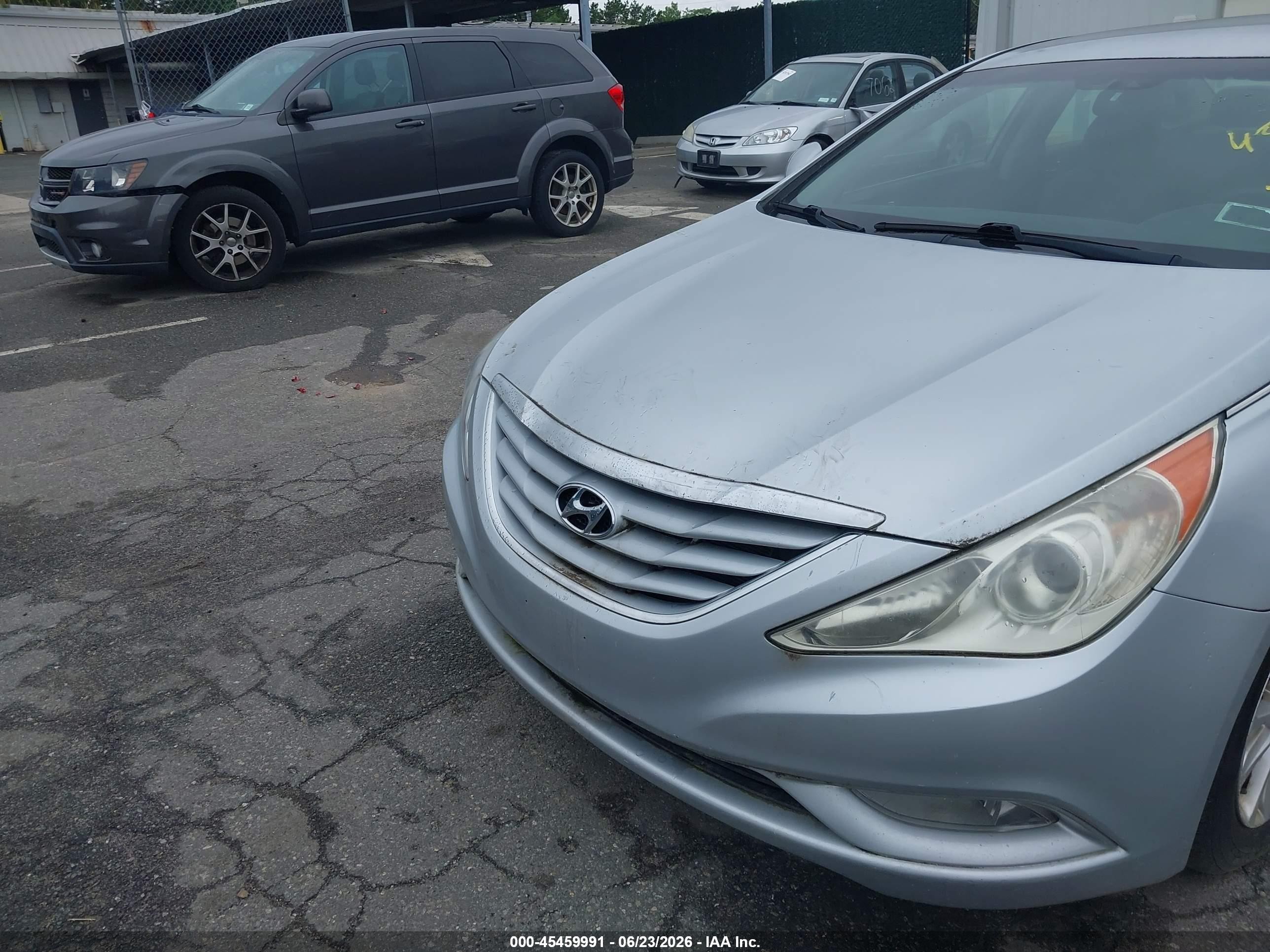 2013 Hyundai Sonata Gls Gray vin: 5NPEB4AC7DH597513