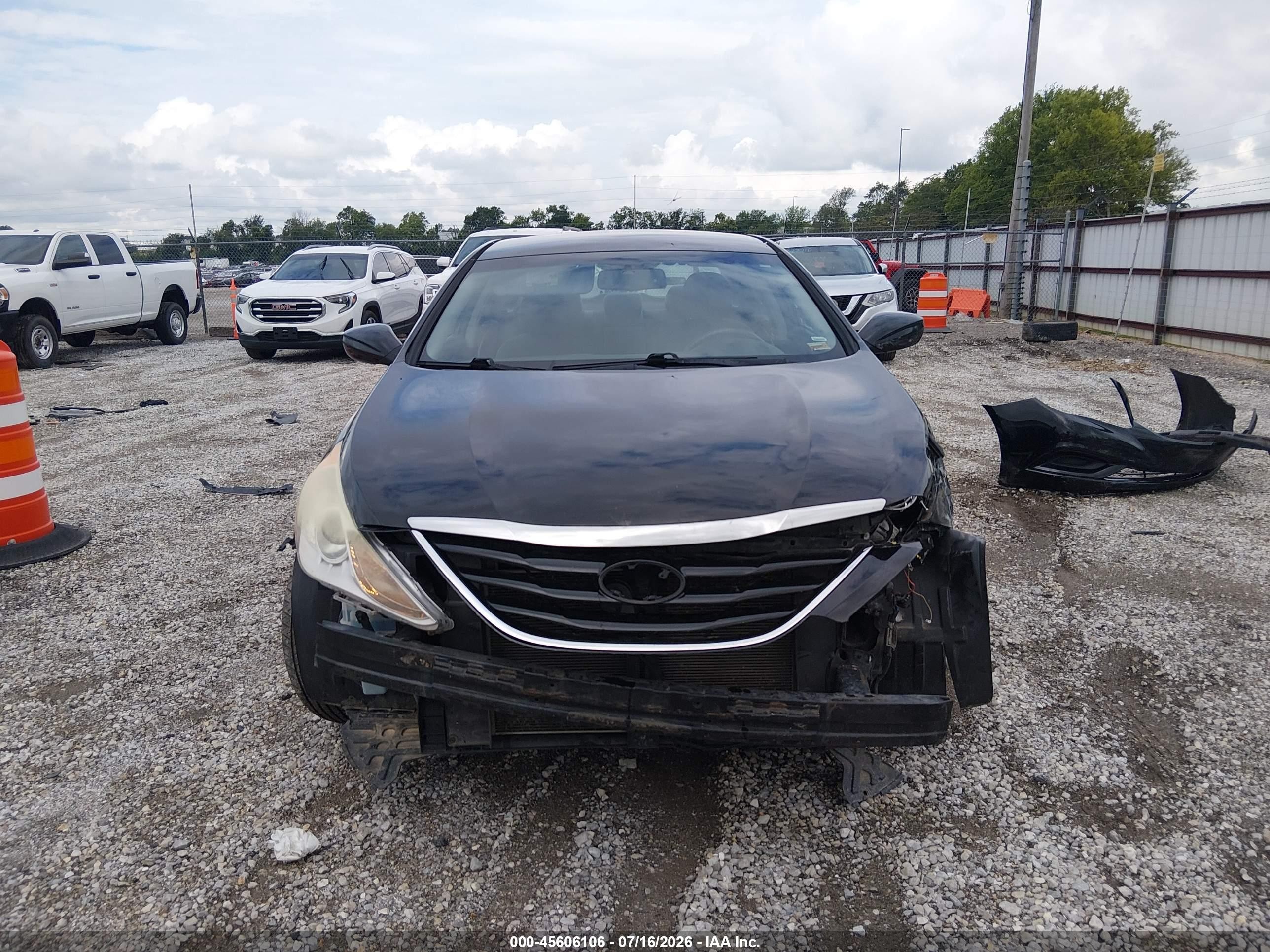 2013 Hyundai Sonata Gls Black vin: 5NPEB4AC7DH598080