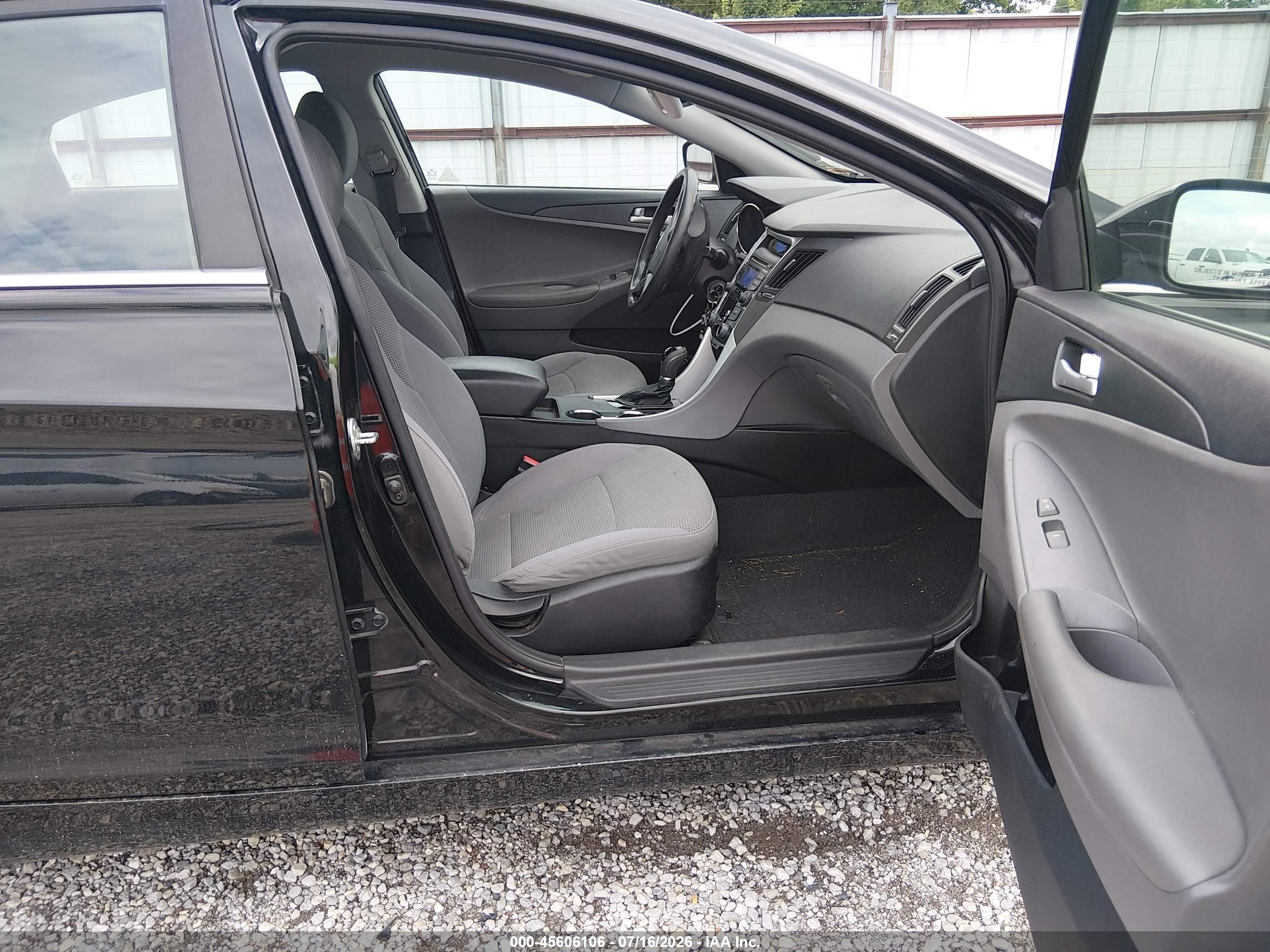 2013 Hyundai Sonata Gls Black vin: 5NPEB4AC7DH598080