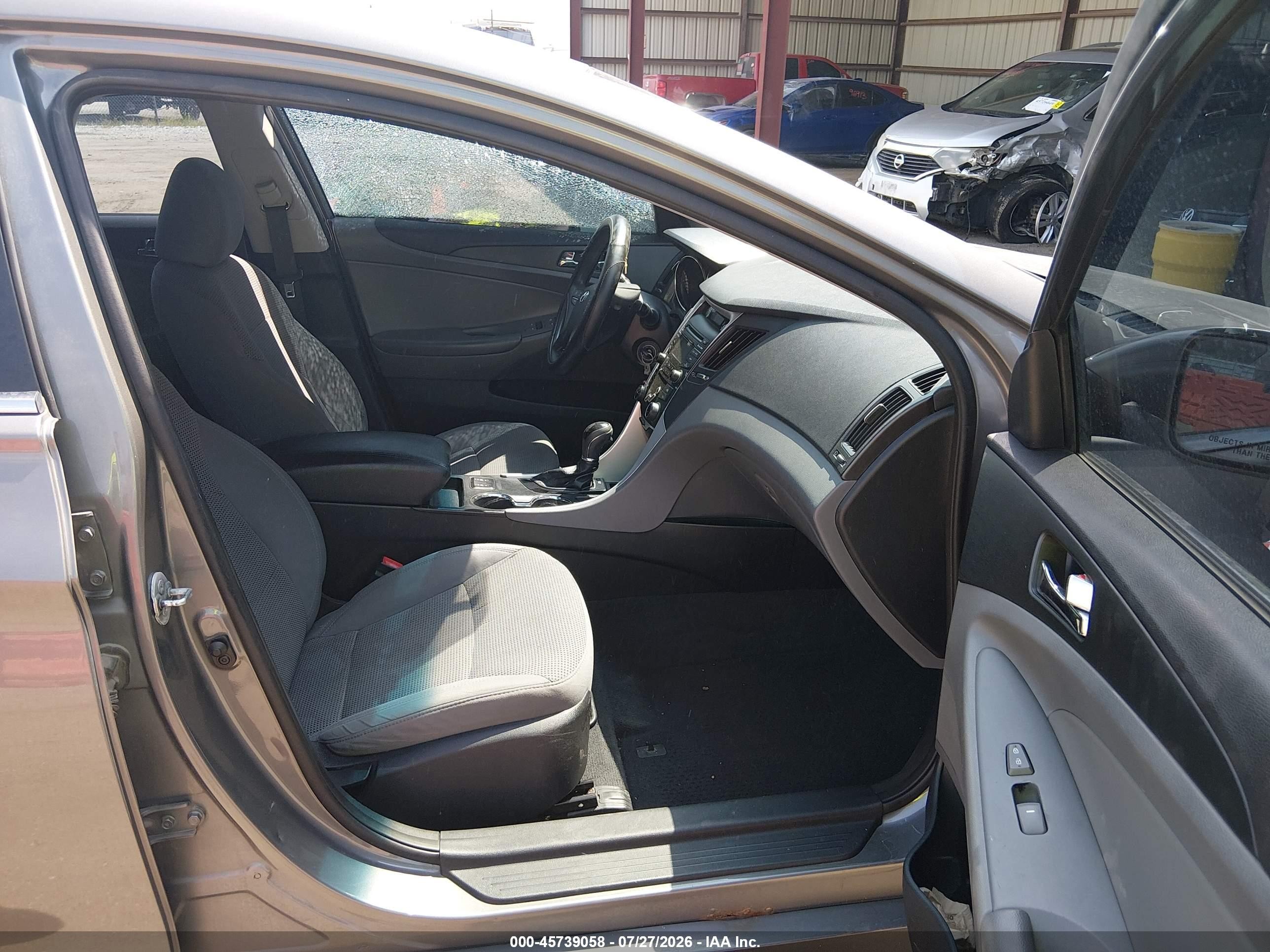 2013 Hyundai Sonata Gls Gray vin: 5NPEB4AC7DH607621