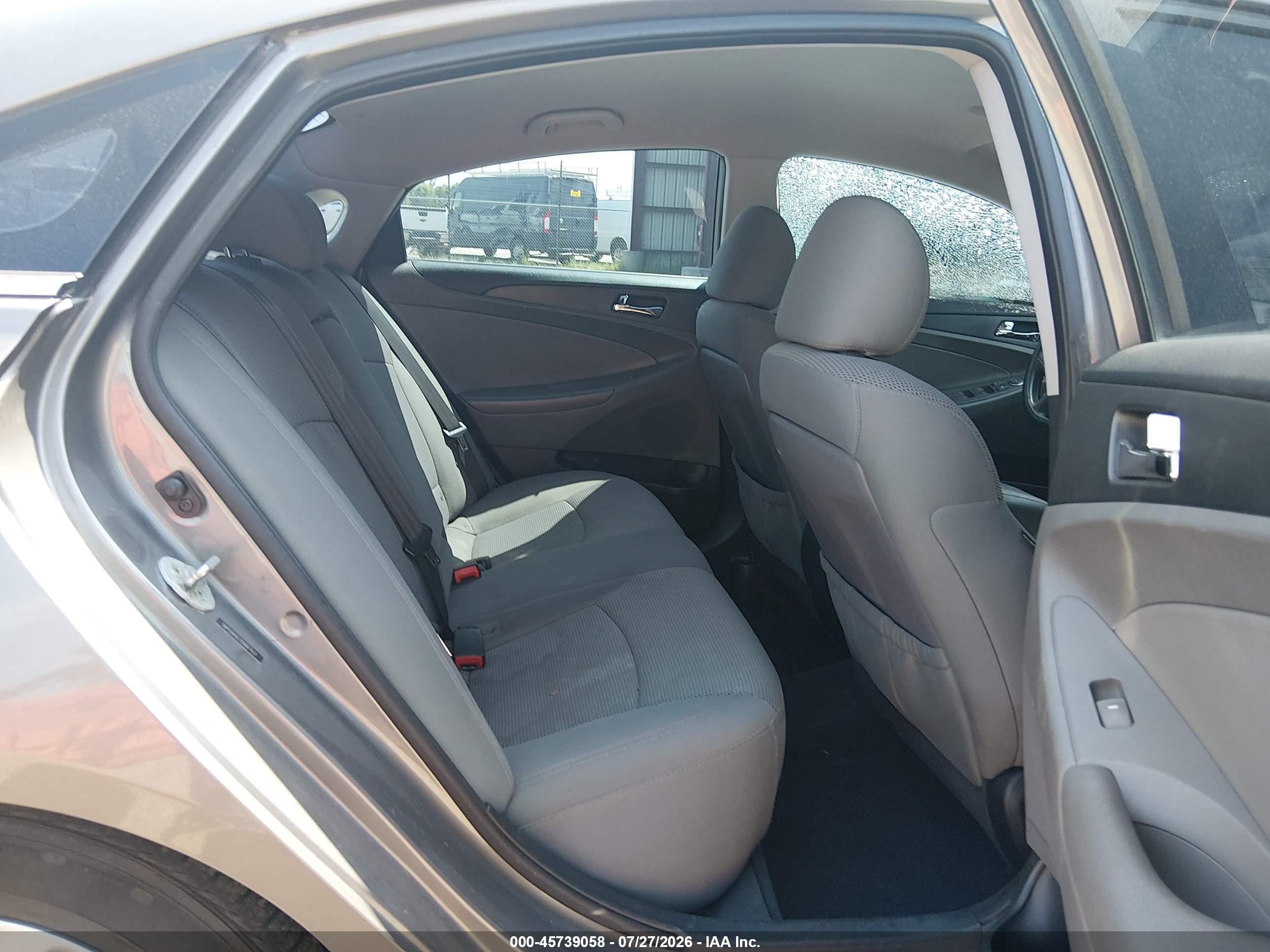 2013 Hyundai Sonata Gls Gray vin: 5NPEB4AC7DH607621