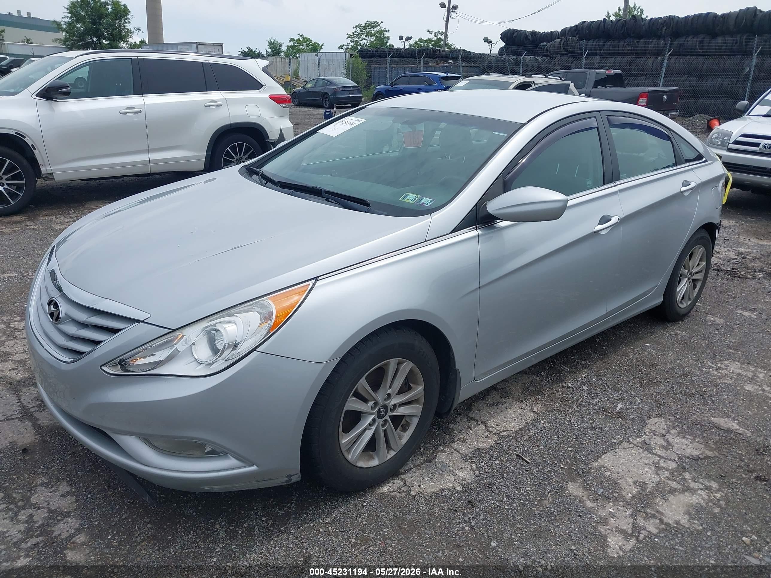 2013 Hyundai Sonata Gls Серебряный vin: 5NPEB4AC7DH609790