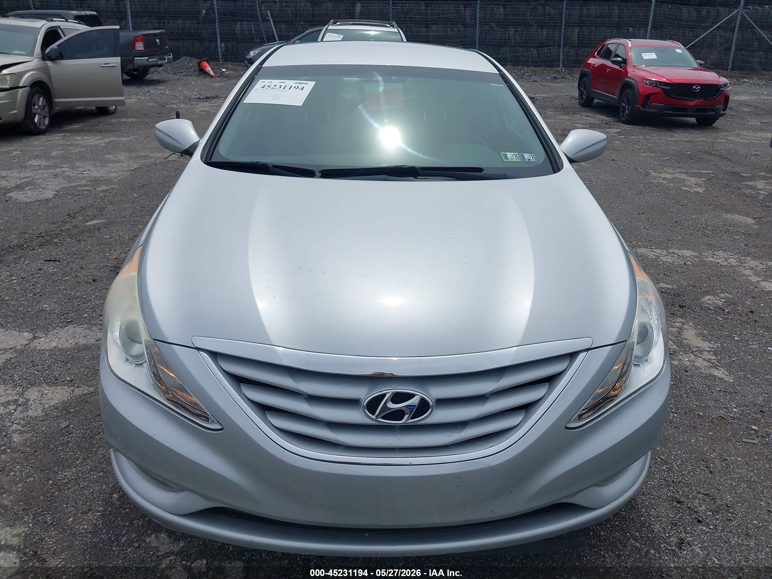 2013 Hyundai Sonata Gls Серебряный vin: 5NPEB4AC7DH609790