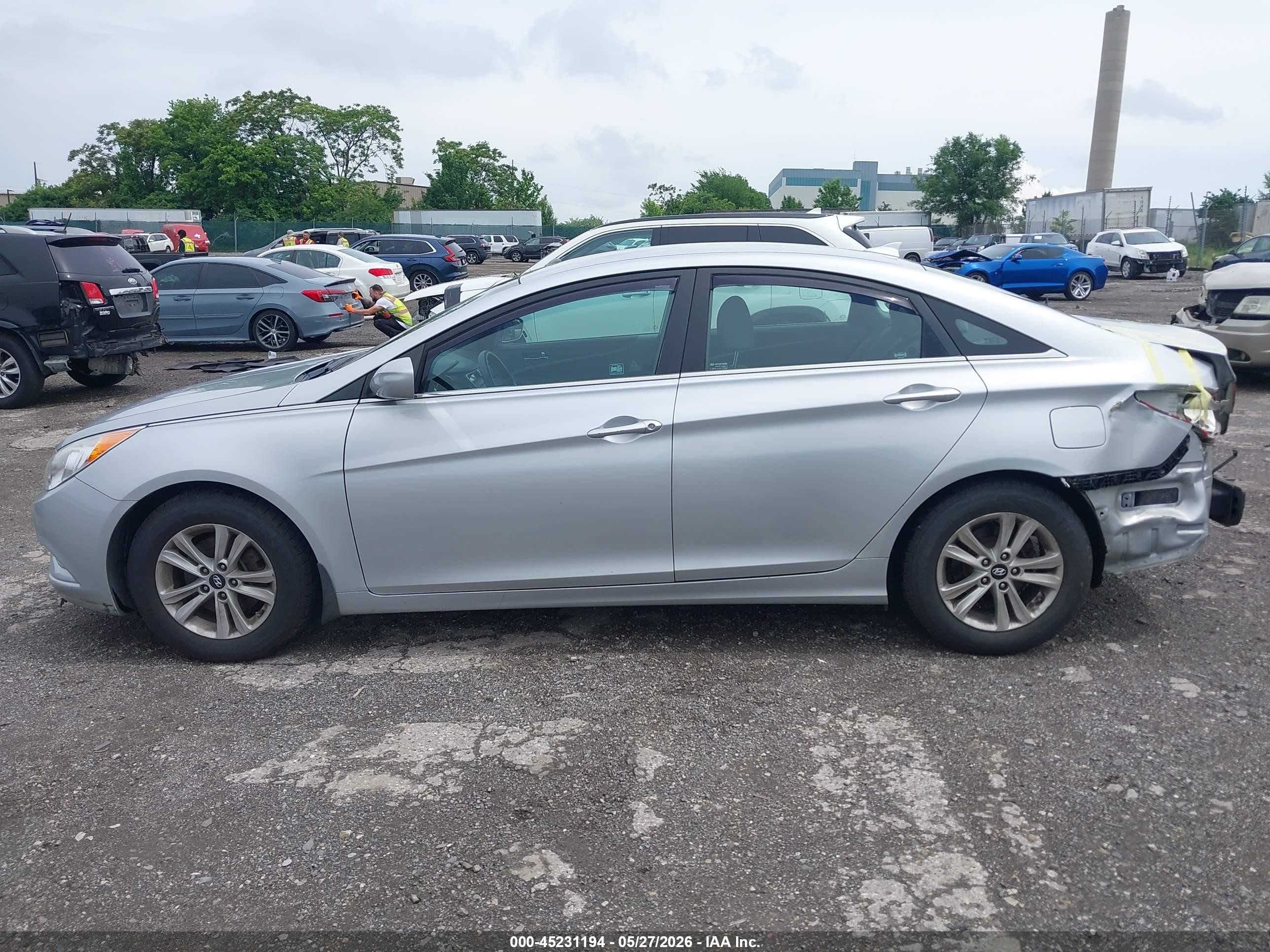 2013 Hyundai Sonata Gls Серебряный vin: 5NPEB4AC7DH609790