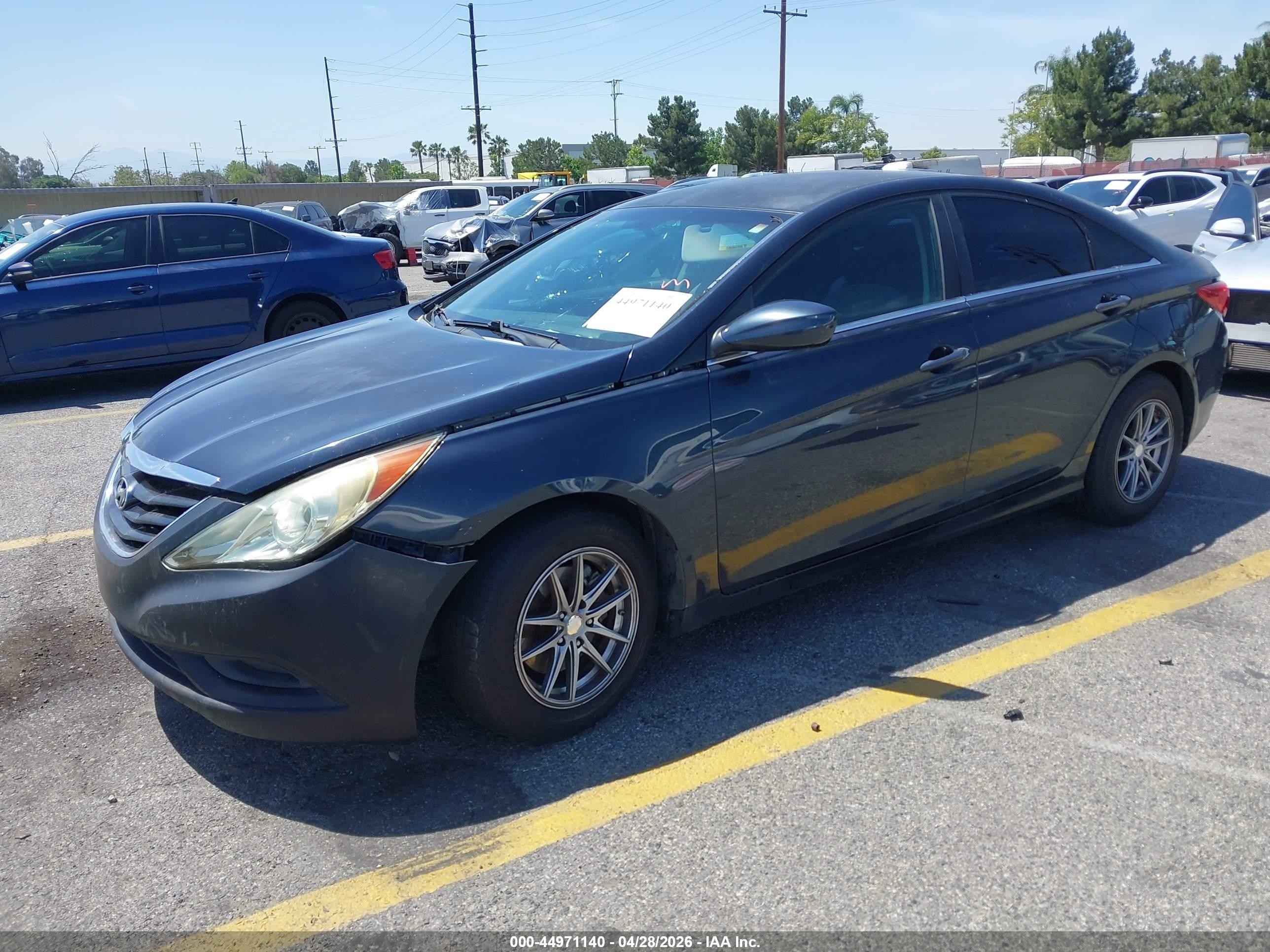 2013 Hyundai Sonata Gls Black vin: 5NPEB4AC7DH613726