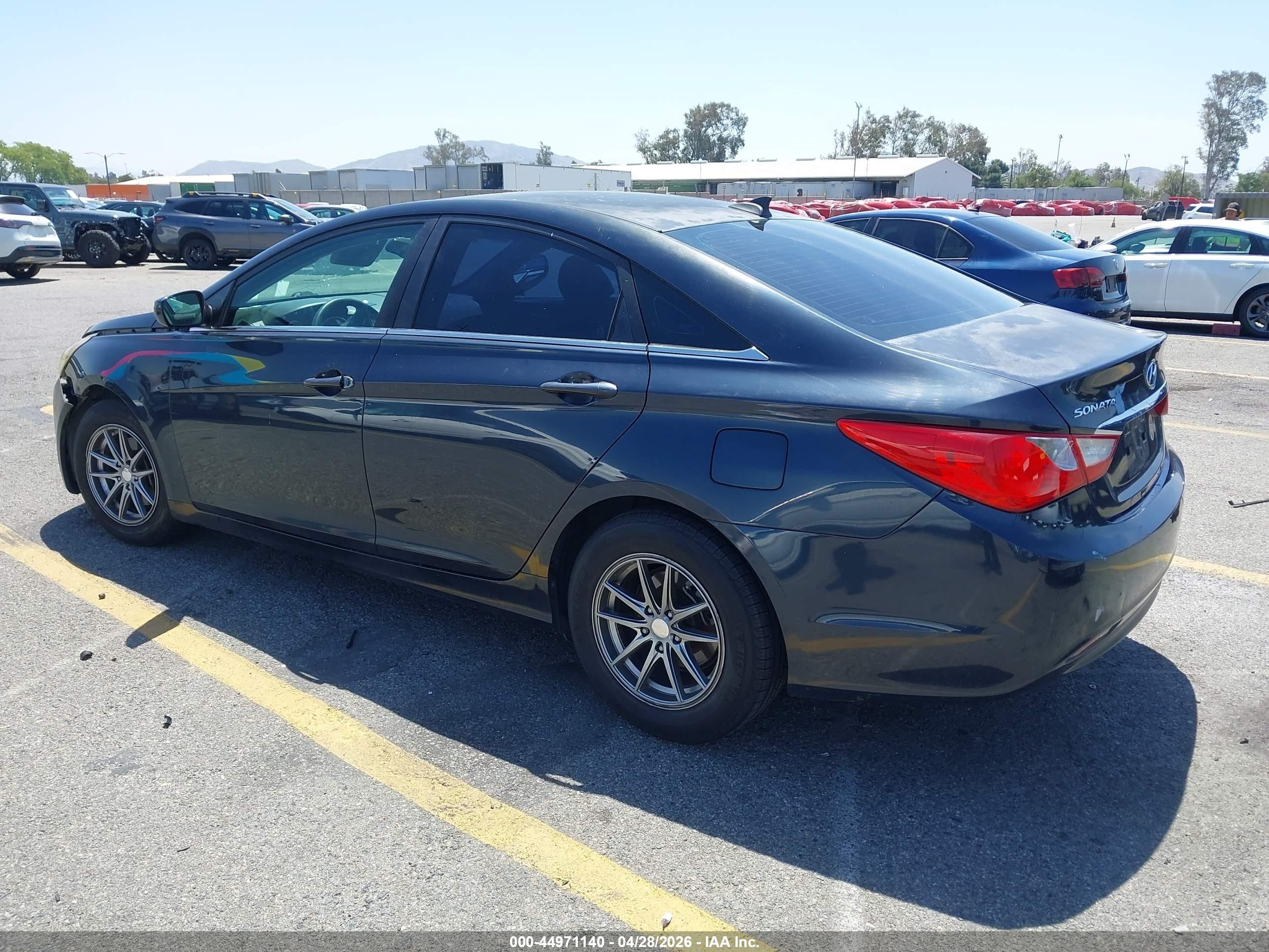 2013 Hyundai Sonata Gls Black vin: 5NPEB4AC7DH613726