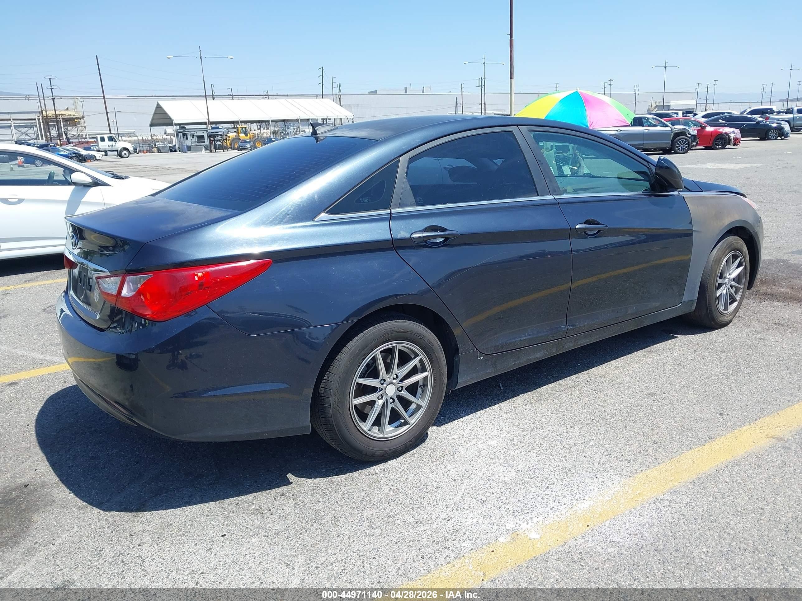 2013 Hyundai Sonata Gls Black vin: 5NPEB4AC7DH613726