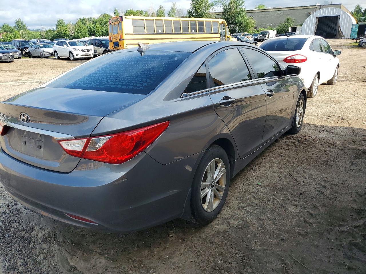 2013 Hyundai Sonata Gls Gray vin: 5NPEB4AC7DH624712