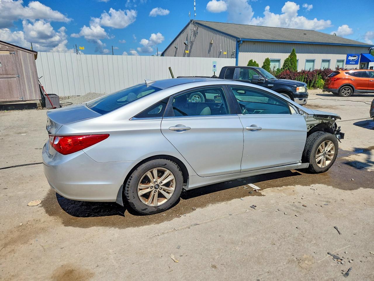 2013 Hyundai Sonata Gls Silver vin: 5NPEB4AC7DH641915