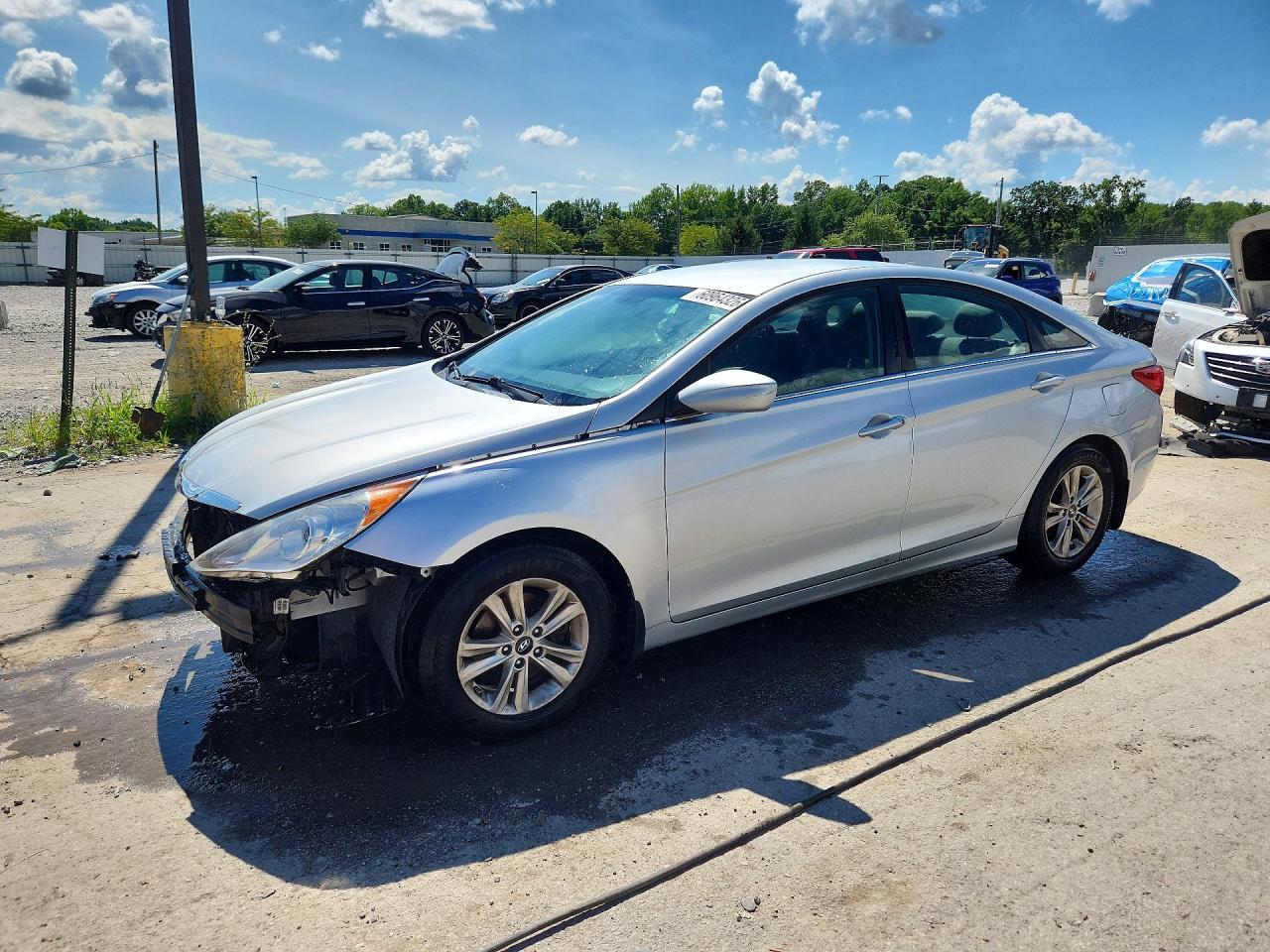 2013 Hyundai Sonata Gls Silver vin: 5NPEB4AC7DH641915