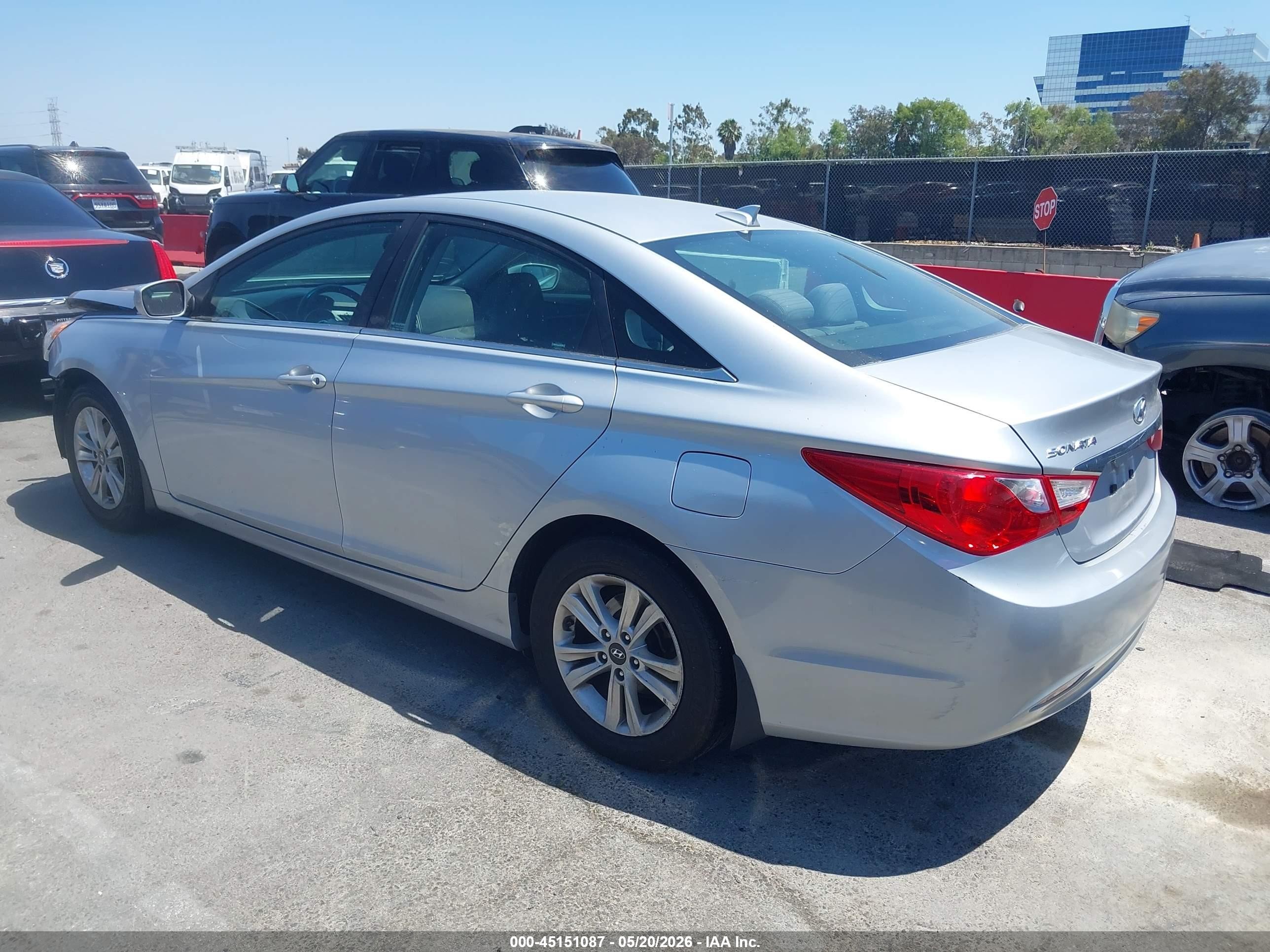 2013 Hyundai Sonata Gls Silver vin: 5NPEB4AC7DH642515