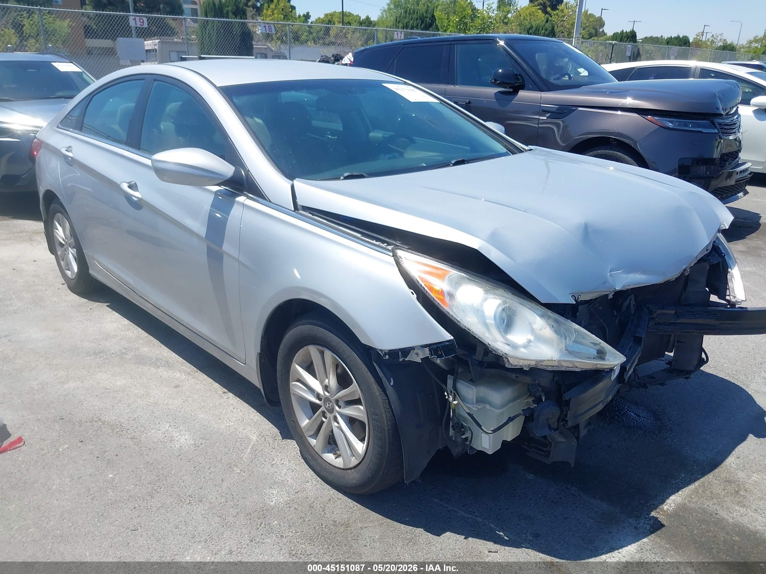 2013 Hyundai Sonata Gls Silver vin: 5NPEB4AC7DH642515