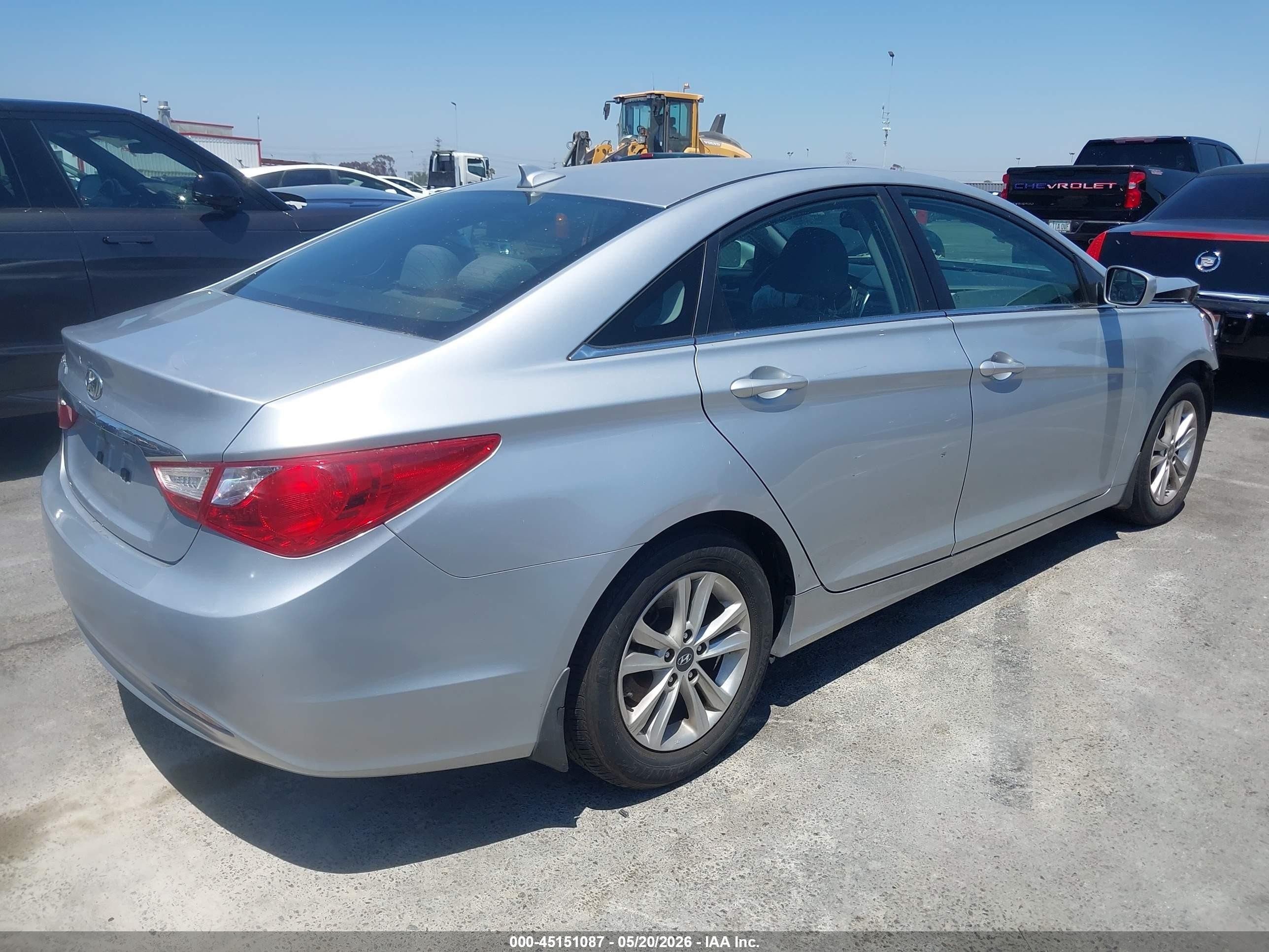 2013 Hyundai Sonata Gls Silver vin: 5NPEB4AC7DH642515