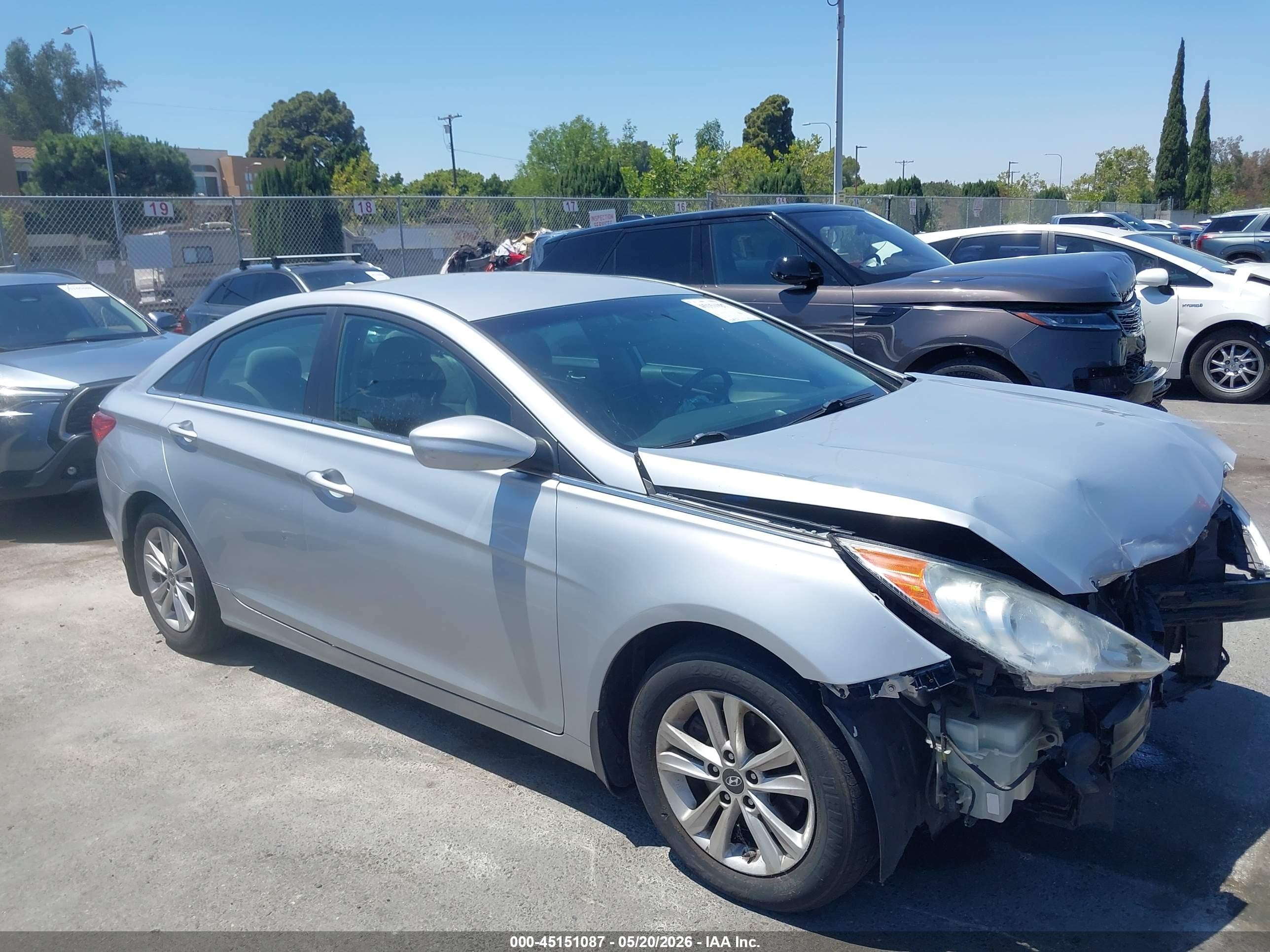 2013 Hyundai Sonata Gls Silver vin: 5NPEB4AC7DH642515
