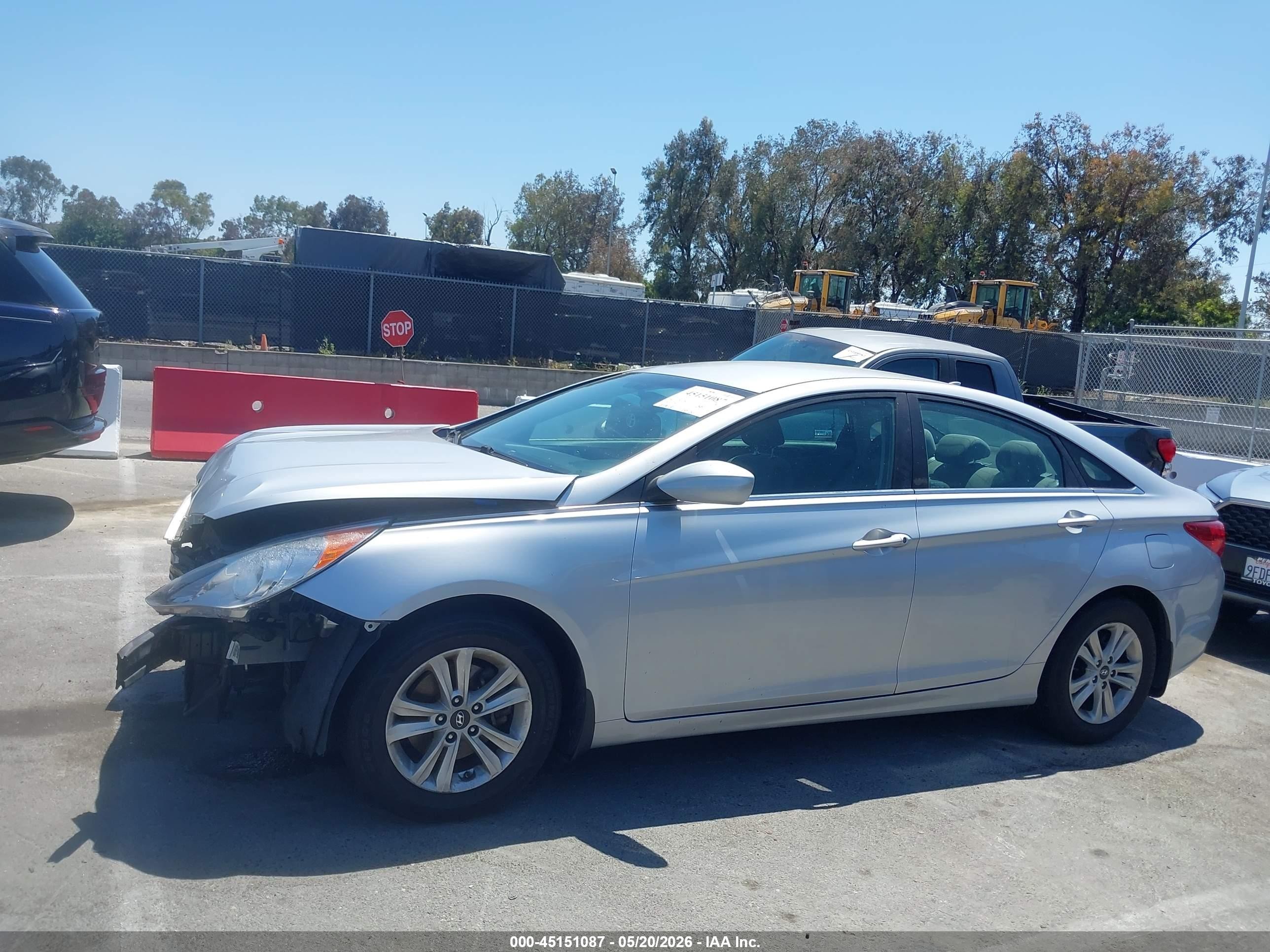 2013 Hyundai Sonata Gls Silver vin: 5NPEB4AC7DH642515