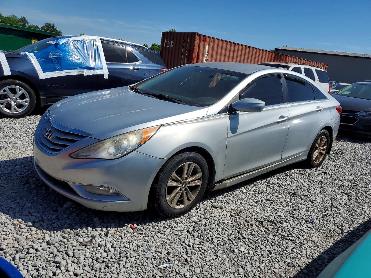 2013 Hyundai Sonata Gls Silver vin: 5NPEB4AC7DH646600