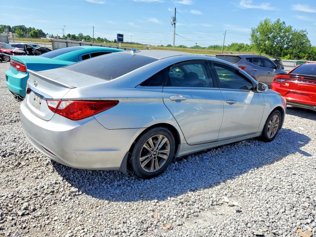 2013 Hyundai Sonata Gls Silver vin: 5NPEB4AC7DH646600