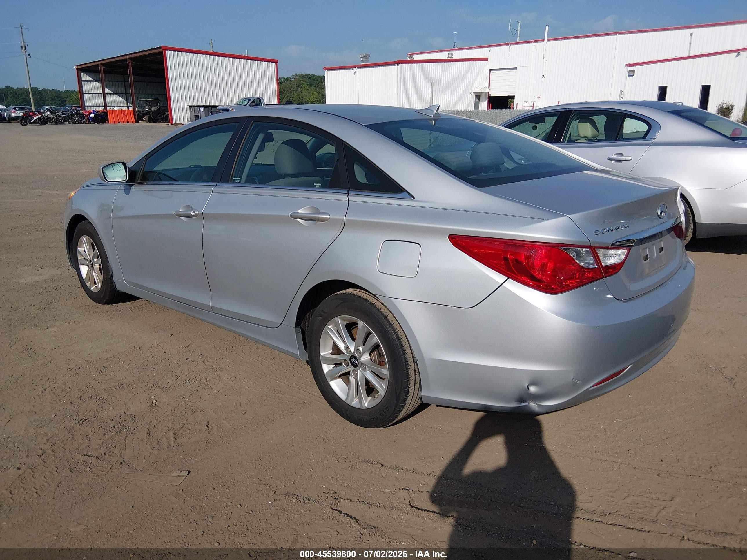 2013 Hyundai Sonata Gls Silver vin: 5NPEB4AC7DH657242