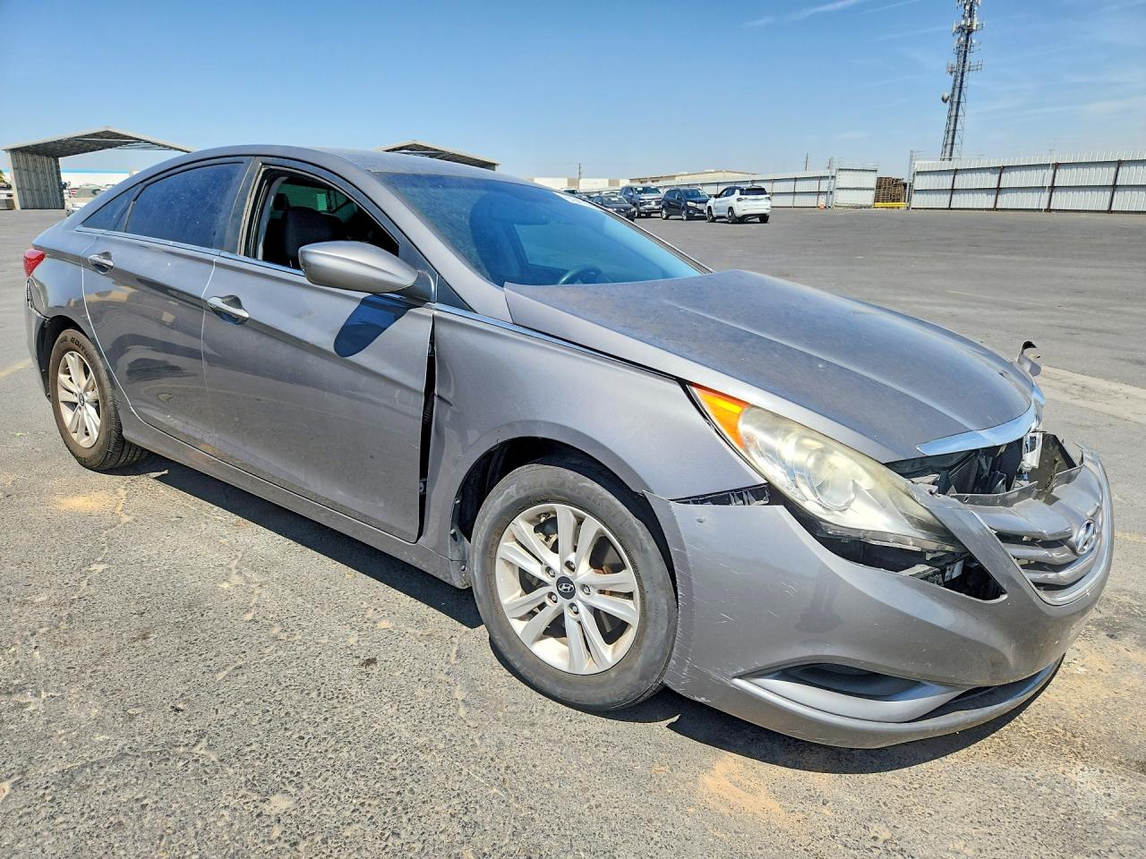 2013 Hyundai Sonata Gls Gray vin: 5NPEB4AC7DH658195