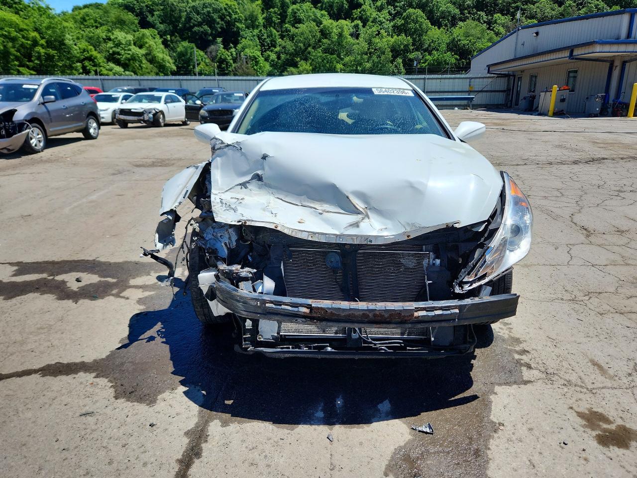 2013 Hyundai Sonata Gls White vin: 5NPEB4AC7DH658262
