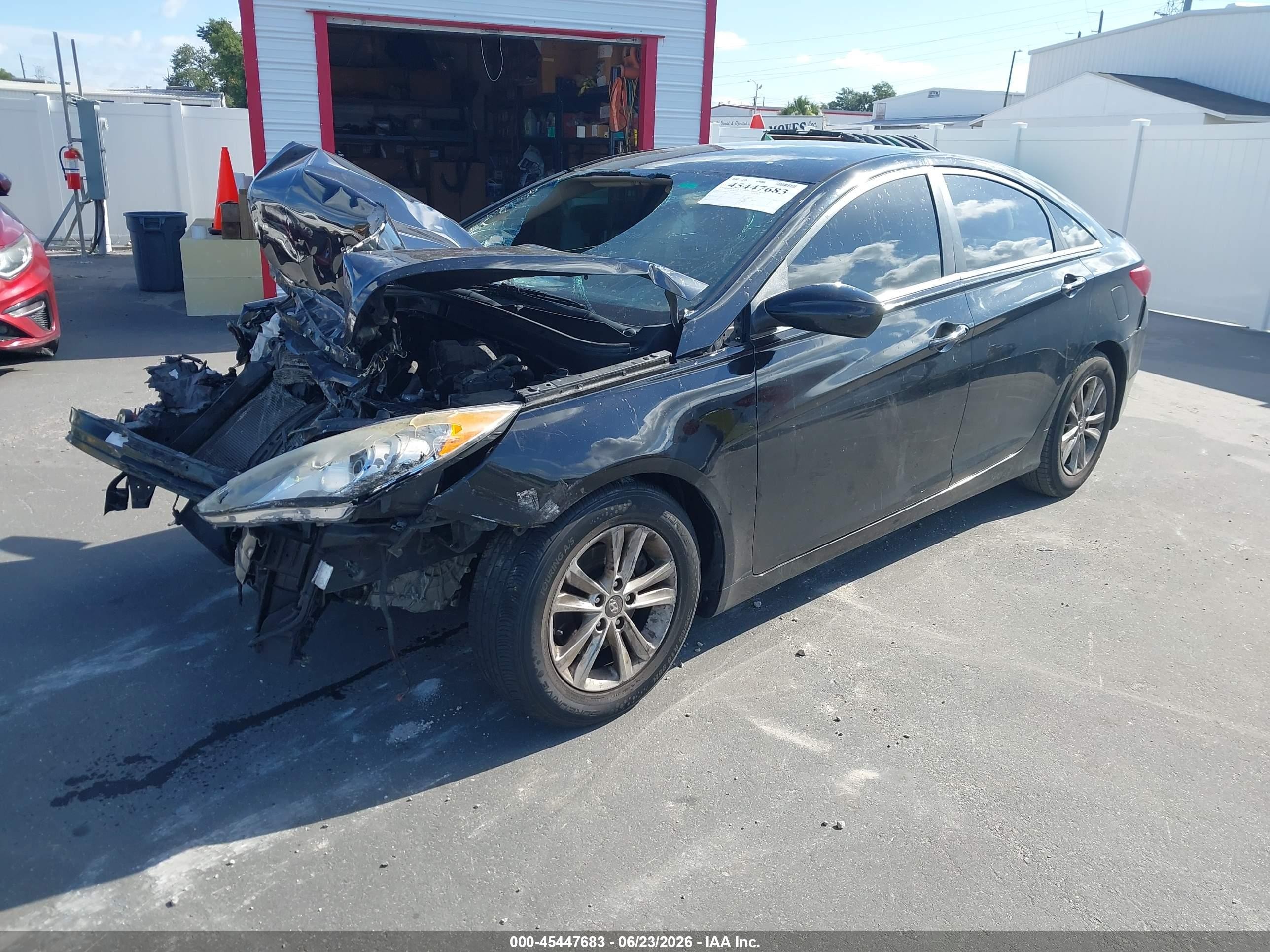 2013 Hyundai Sonata Gls Black vin: 5NPEB4AC7DH664157