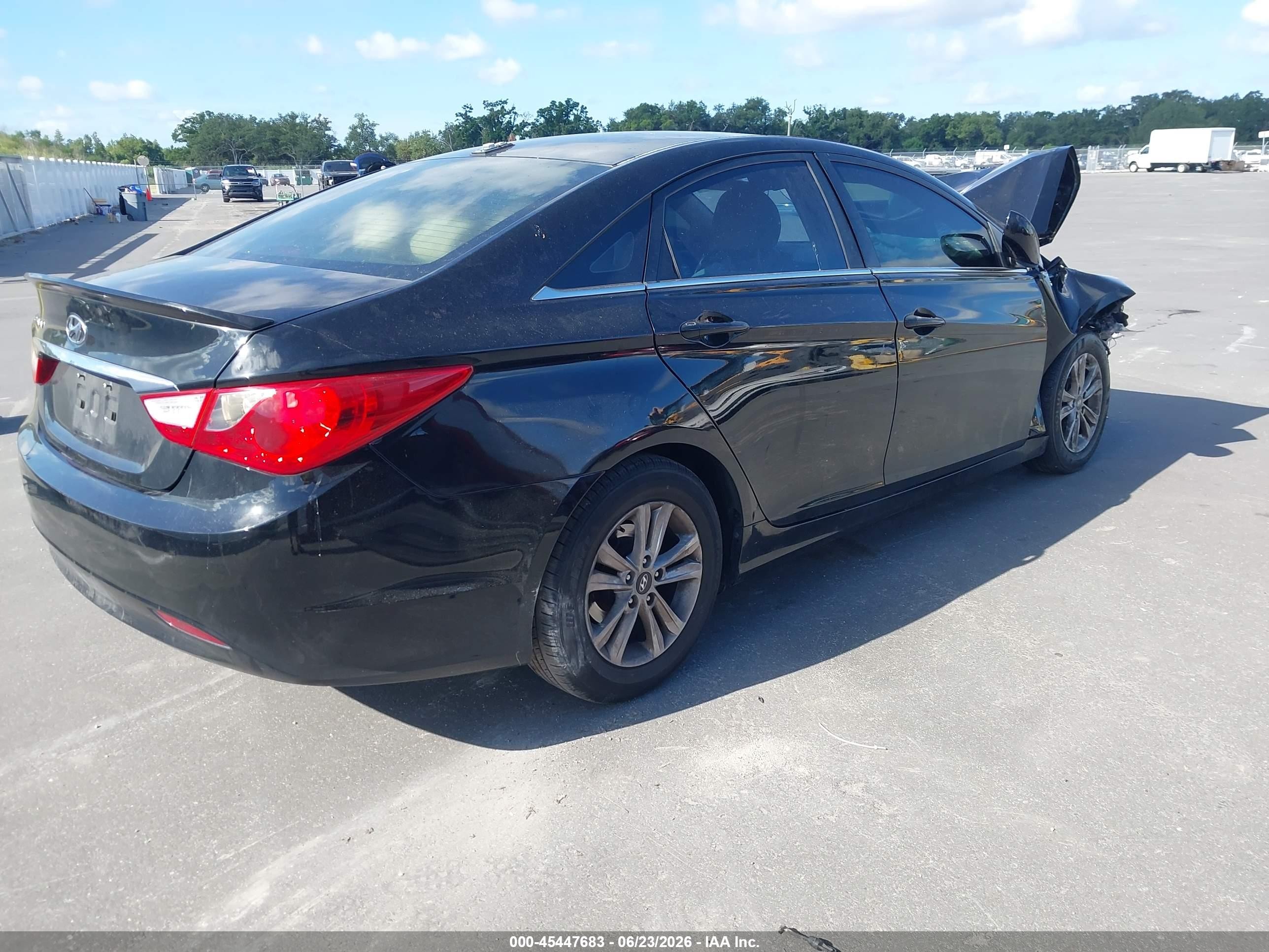 2013 Hyundai Sonata Gls Black vin: 5NPEB4AC7DH664157