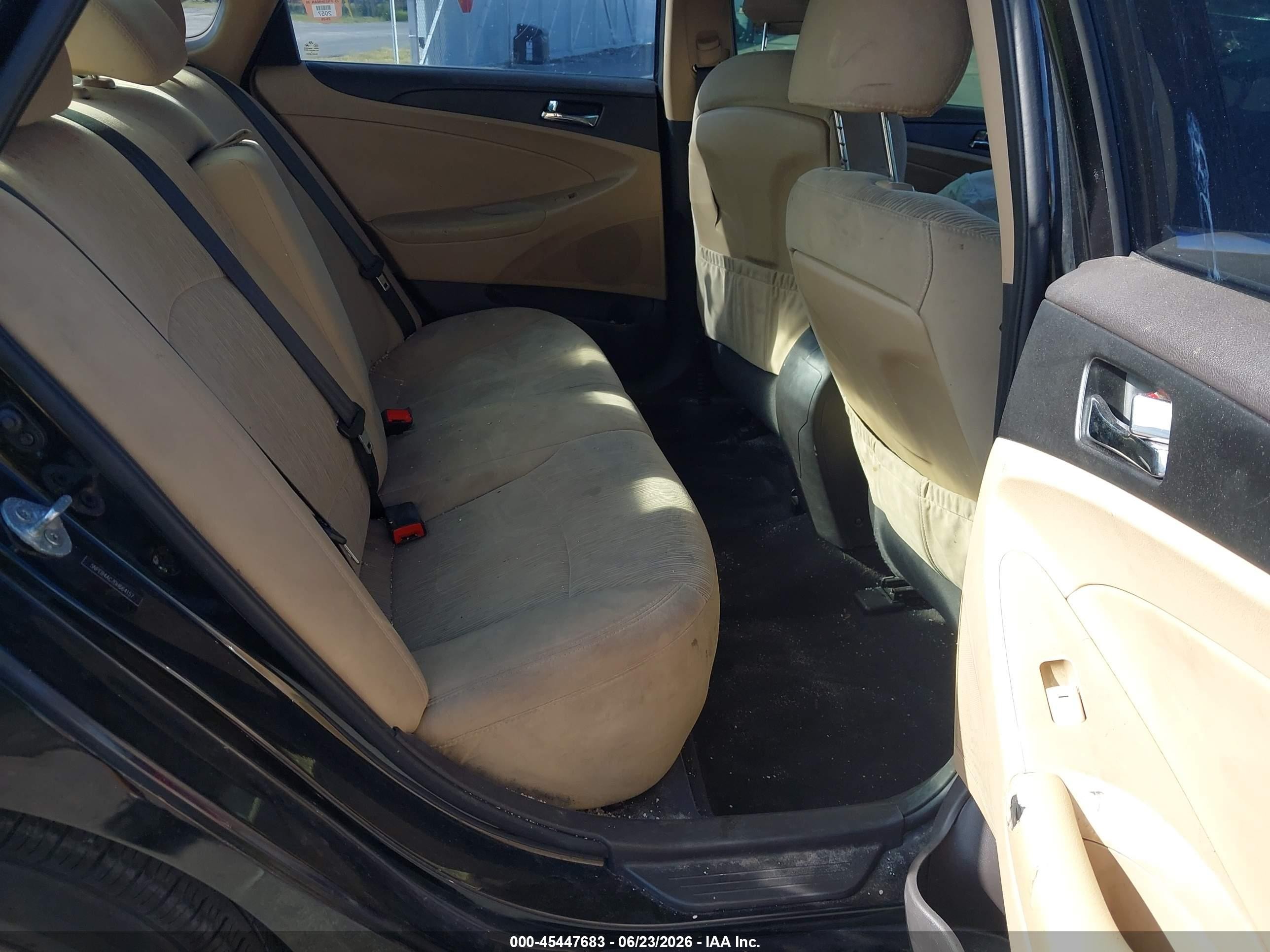 2013 Hyundai Sonata Gls Black vin: 5NPEB4AC7DH664157