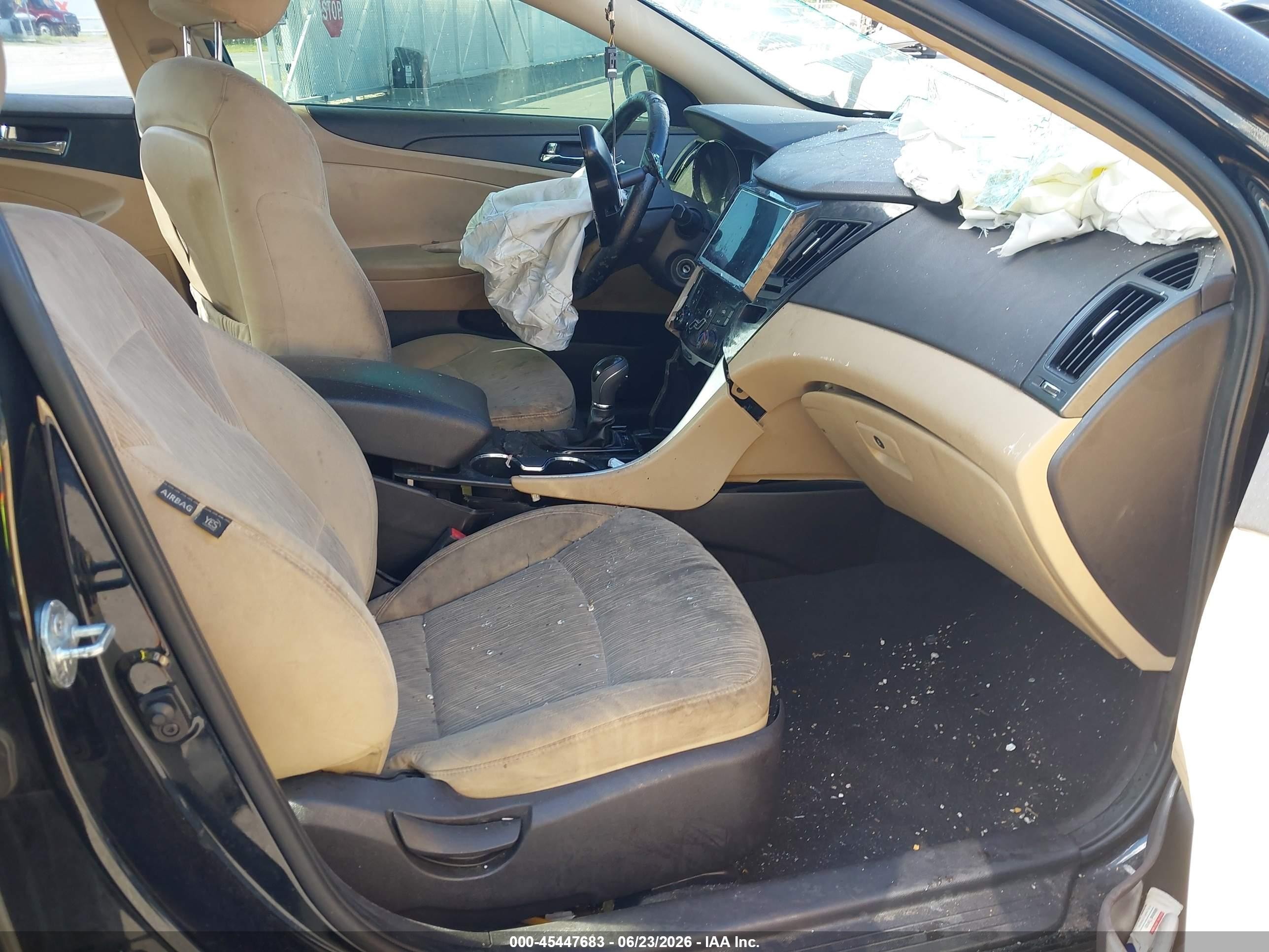 2013 Hyundai Sonata Gls Black vin: 5NPEB4AC7DH664157