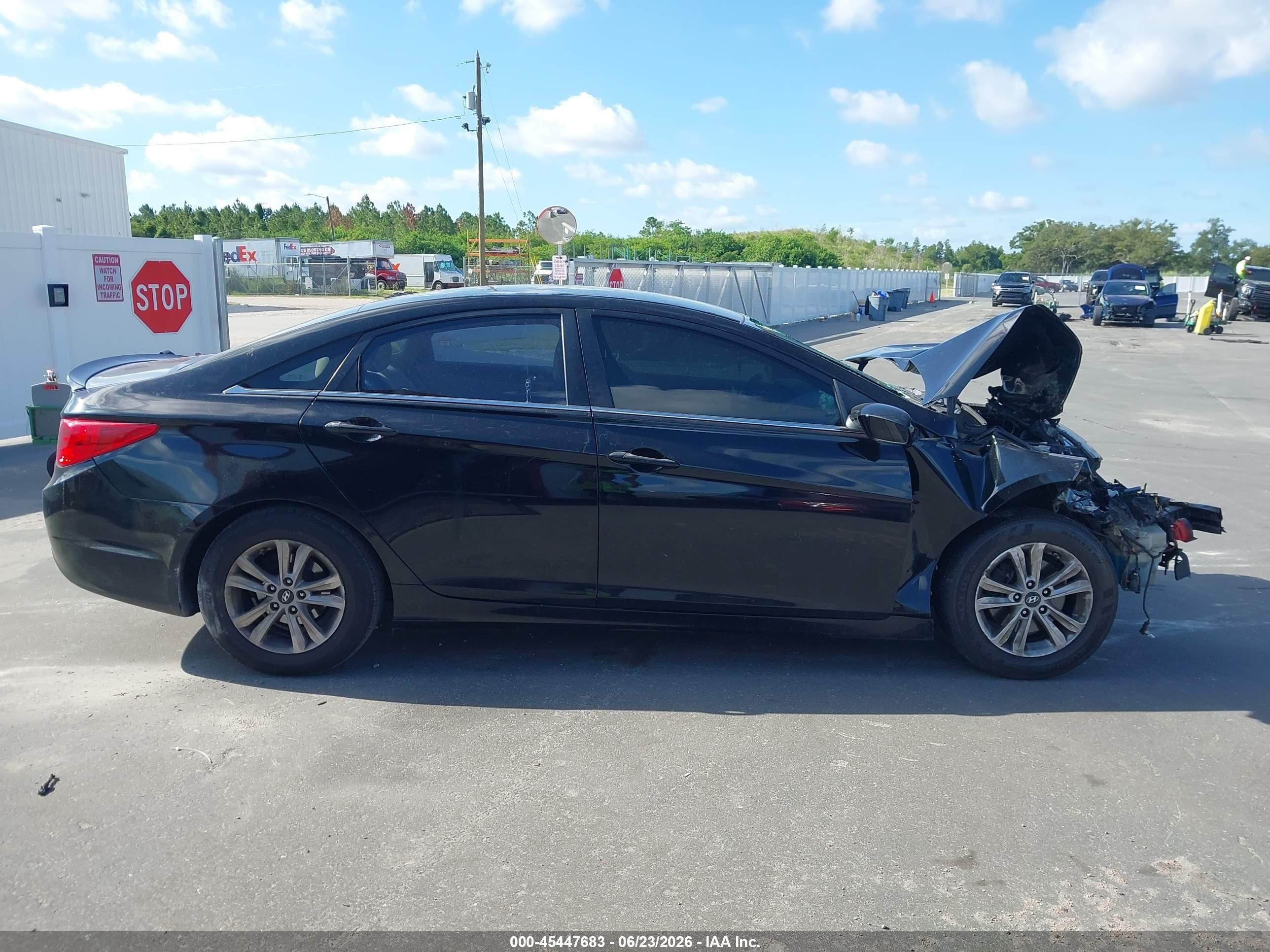 2013 Hyundai Sonata Gls Black vin: 5NPEB4AC7DH664157