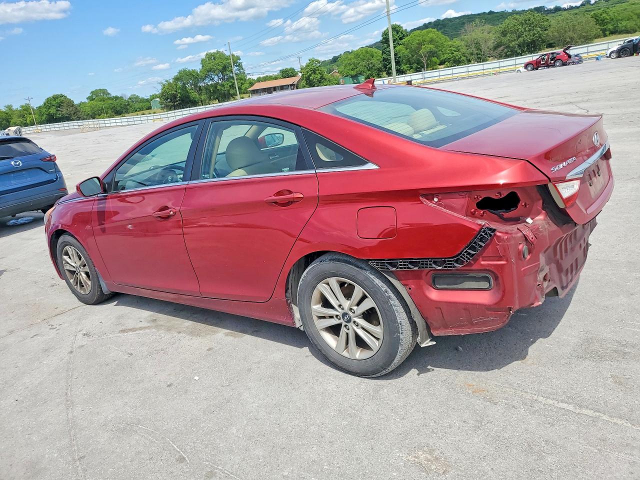 2013 Hyundai Sonata Gls Red vin: 5NPEB4AC7DH667494
