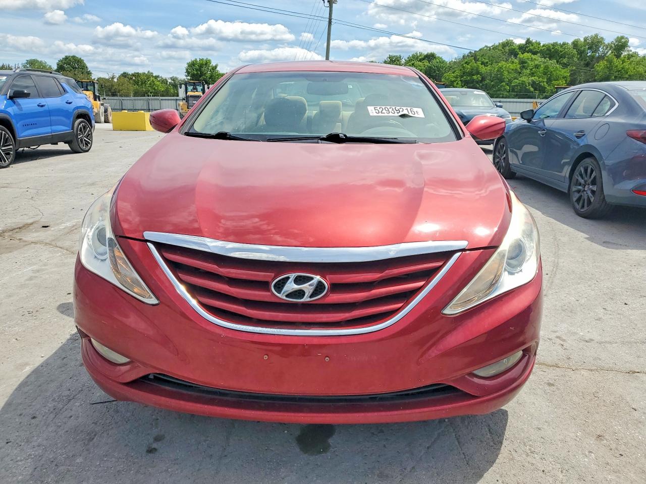 2013 Hyundai Sonata Gls Red vin: 5NPEB4AC7DH667494
