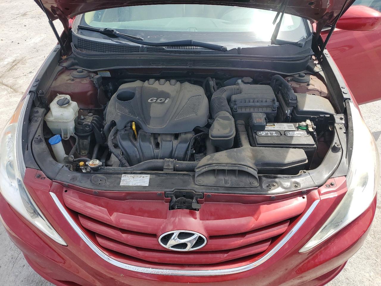 2013 Hyundai Sonata Gls Red vin: 5NPEB4AC7DH667494