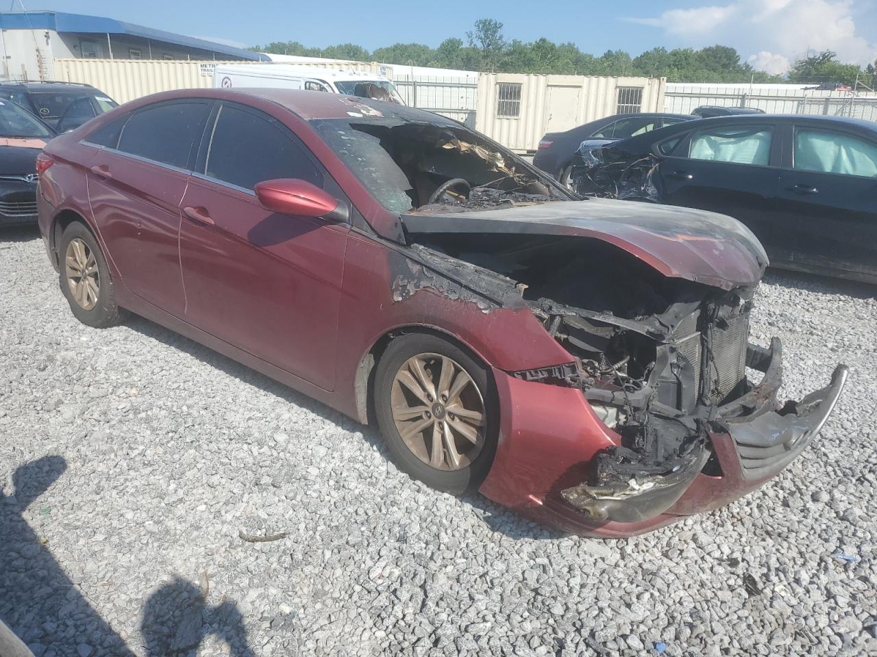 2013 Hyundai Sonata Gls Red vin: 5NPEB4AC7DH667804