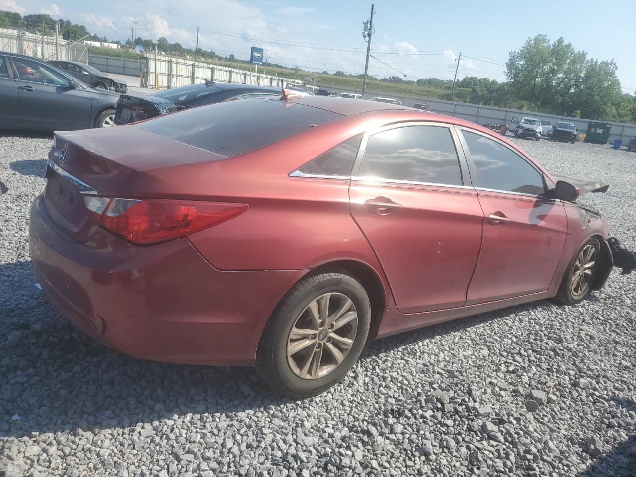 2013 Hyundai Sonata Gls Red vin: 5NPEB4AC7DH667804