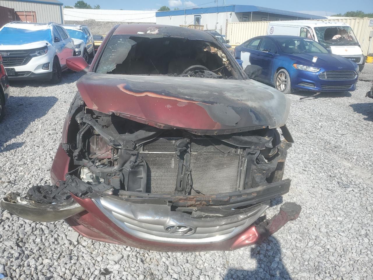 2013 Hyundai Sonata Gls Red vin: 5NPEB4AC7DH667804