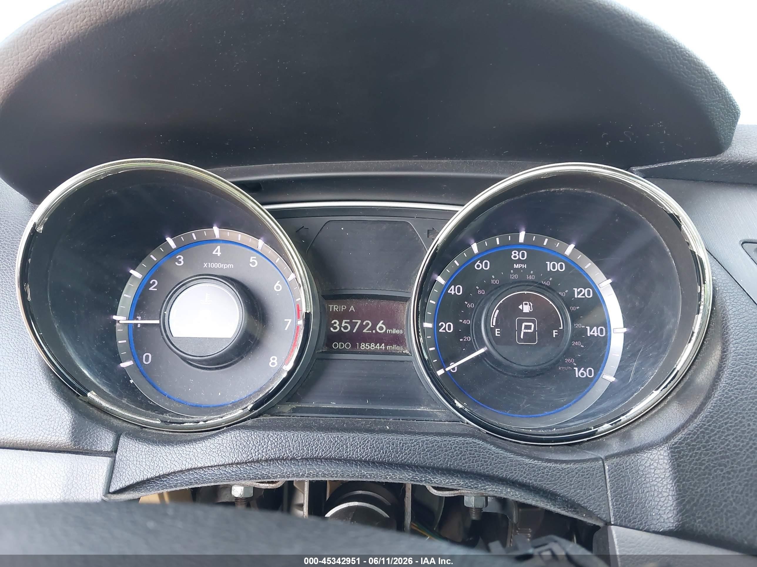 2013 Hyundai Sonata Gls Gray vin: 5NPEB4AC7DH672615