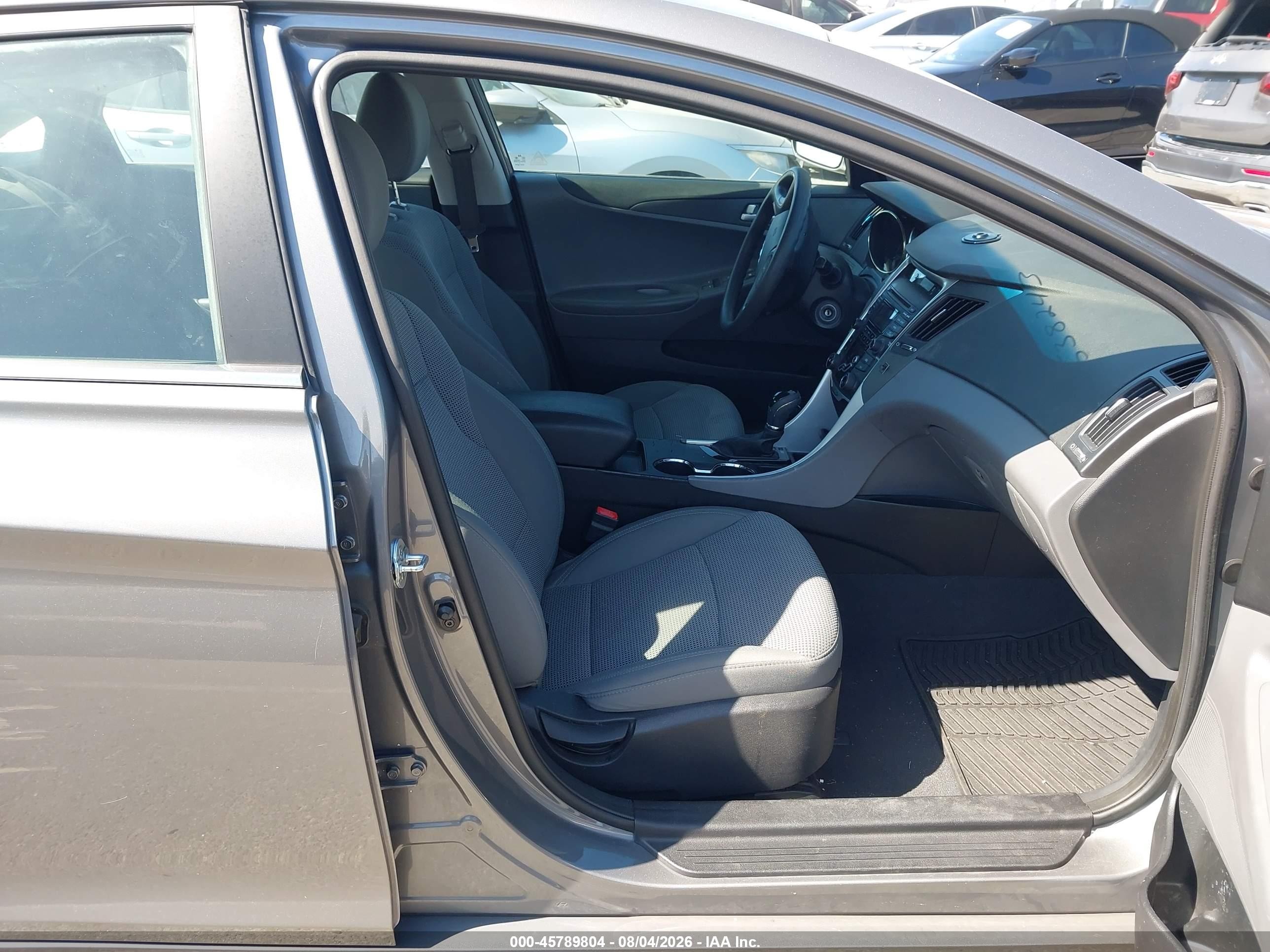 2013 Hyundai Sonata Gls Серый vin: 5NPEB4AC7DH688992