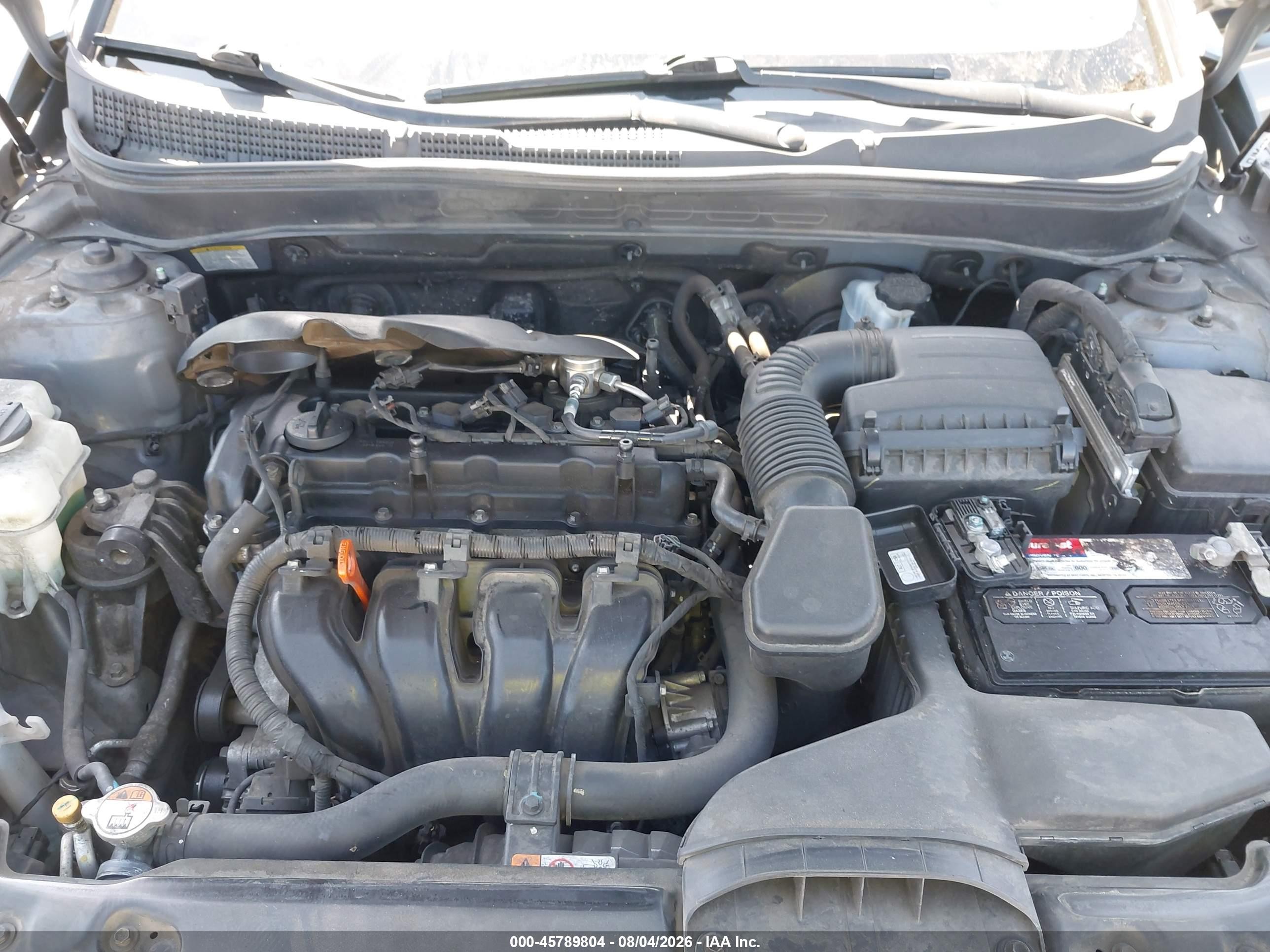 2013 Hyundai Sonata Gls Серый vin: 5NPEB4AC7DH688992