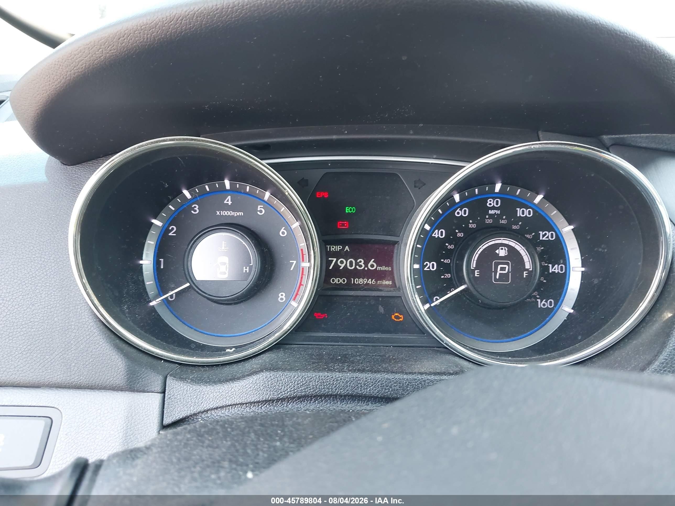 2013 Hyundai Sonata Gls Серый vin: 5NPEB4AC7DH688992