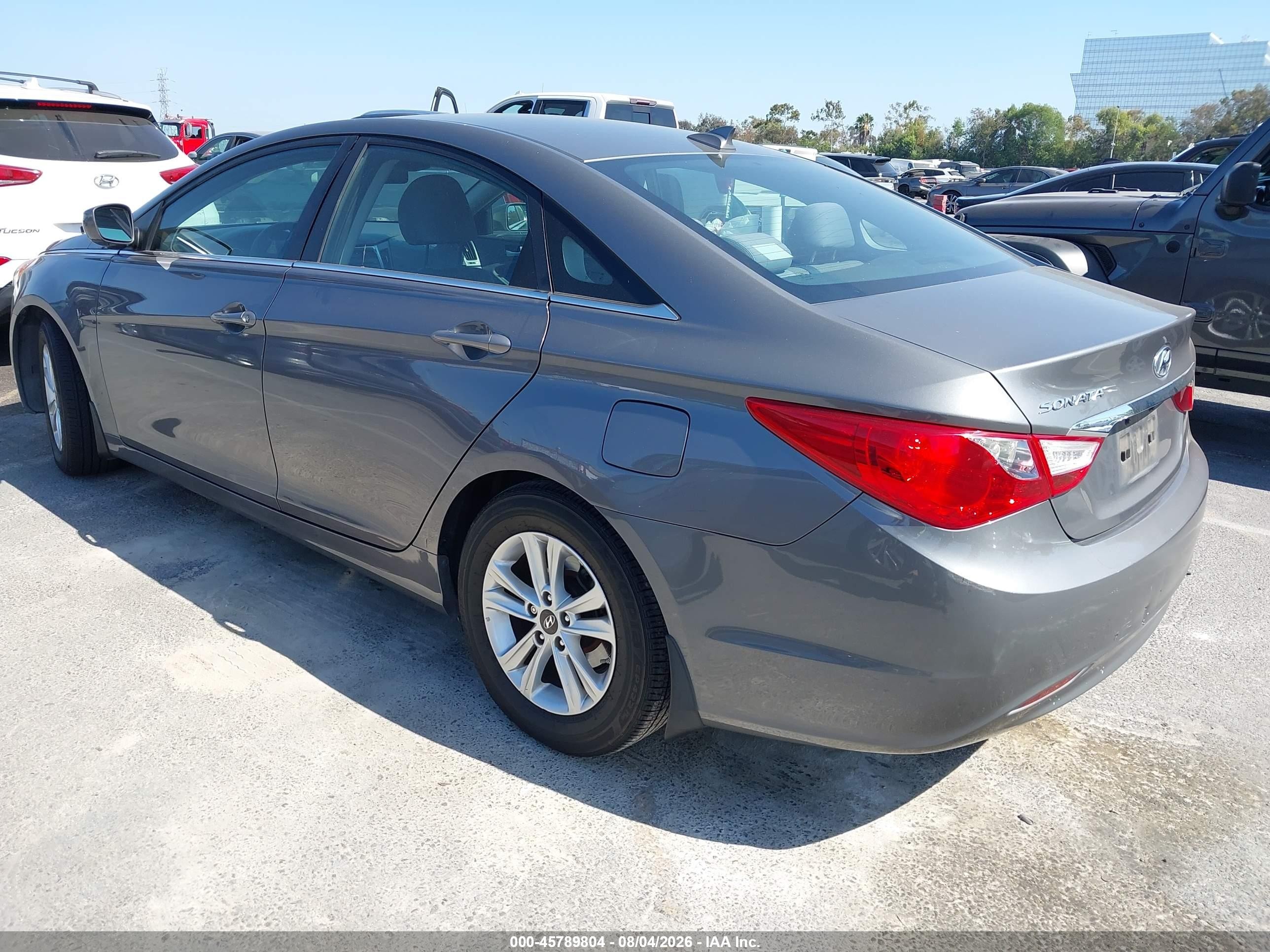 2013 Hyundai Sonata Gls Серый vin: 5NPEB4AC7DH688992