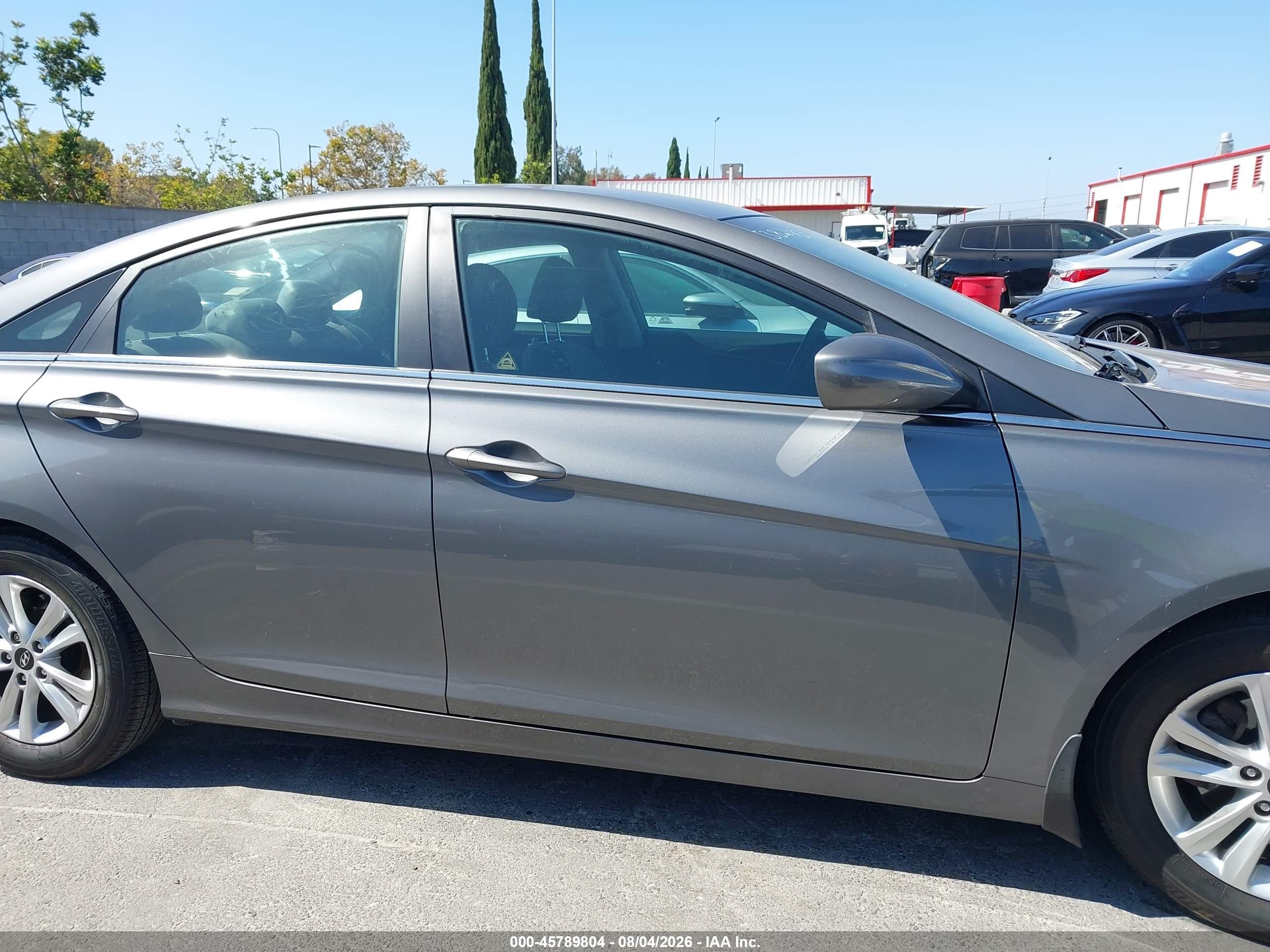 2013 Hyundai Sonata Gls Серый vin: 5NPEB4AC7DH688992
