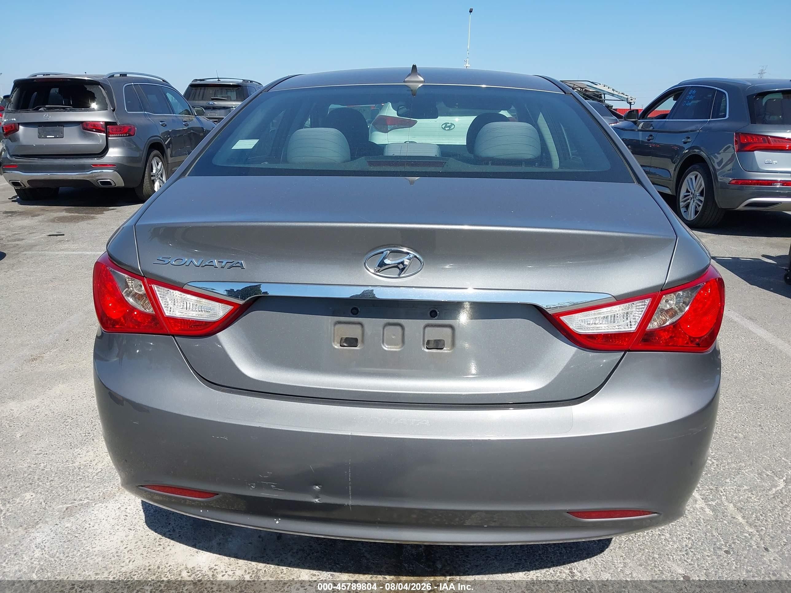 2013 Hyundai Sonata Gls Серый vin: 5NPEB4AC7DH688992