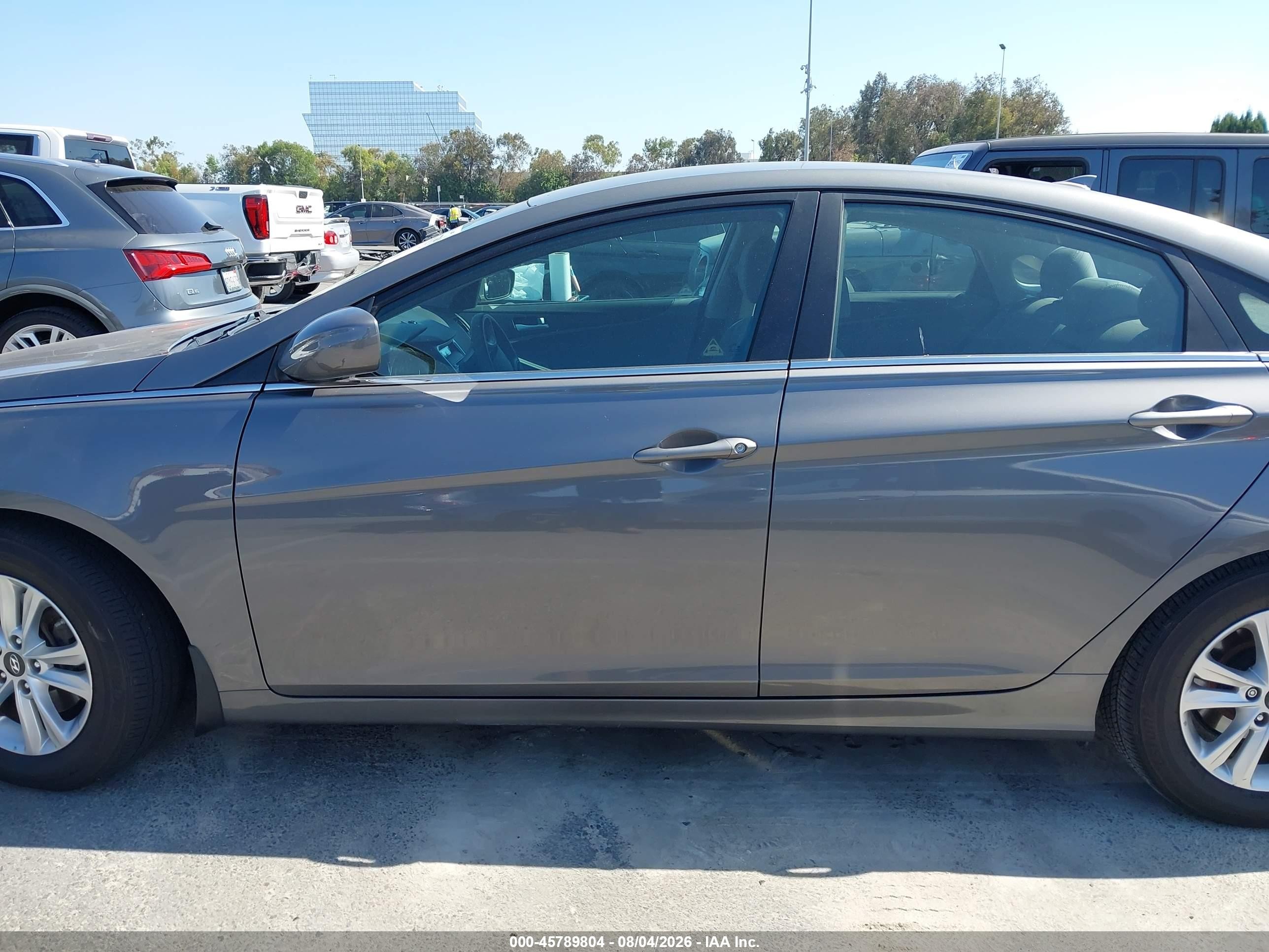2013 Hyundai Sonata Gls Серый vin: 5NPEB4AC7DH688992