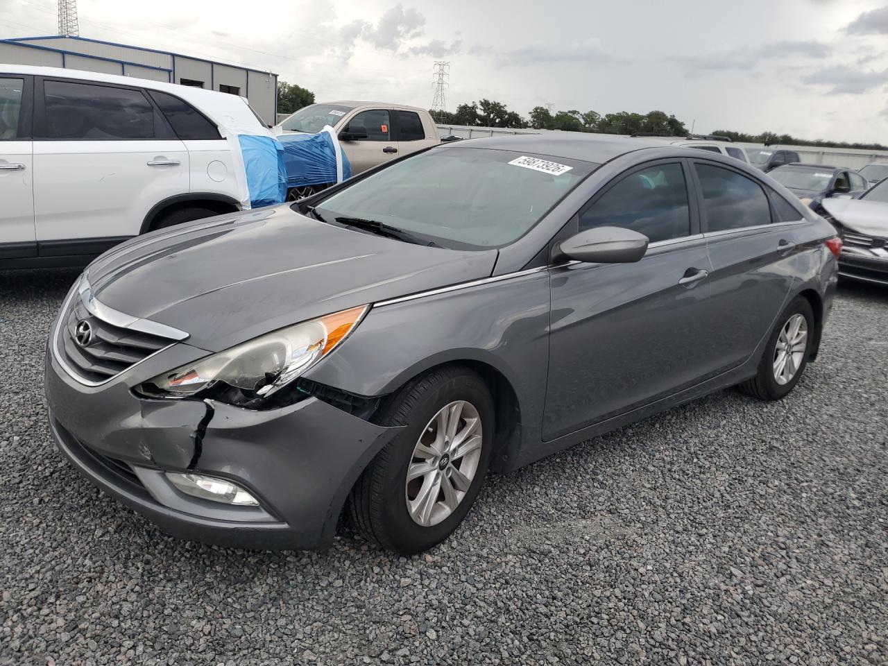 2013 Hyundai Sonata Gls Gray vin: 5NPEB4AC7DH690032