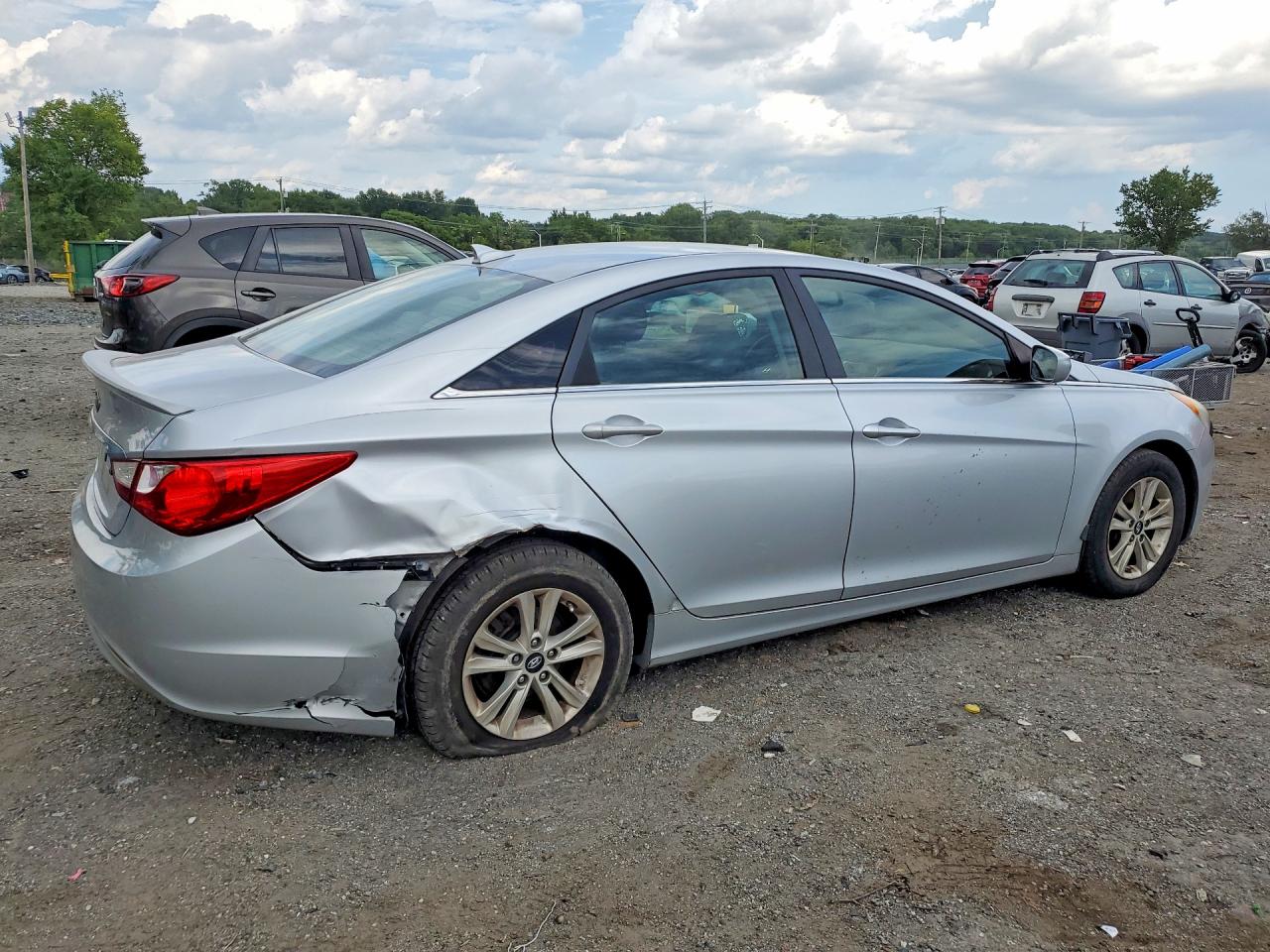 2013 Hyundai Sonata Gls Серебряный vin: 5NPEB4AC7DH690774
