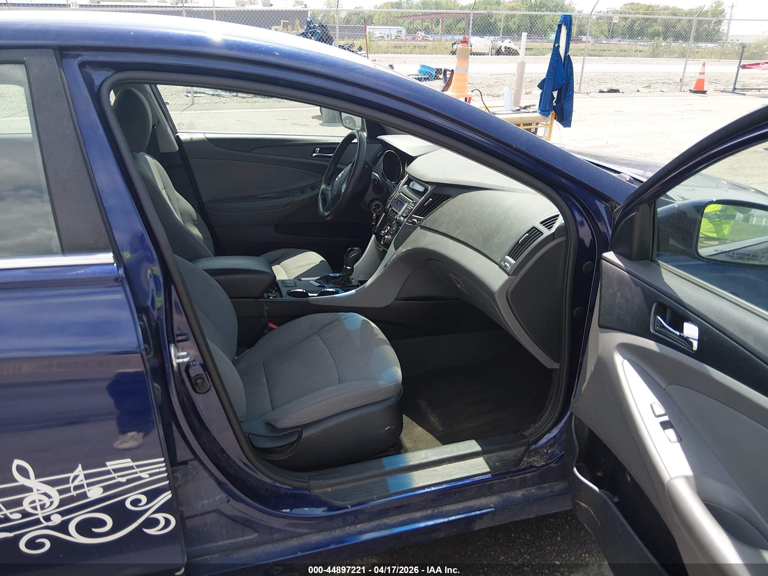 2013 Hyundai Sonata Gls Blue vin: 5NPEB4AC7DH695506
